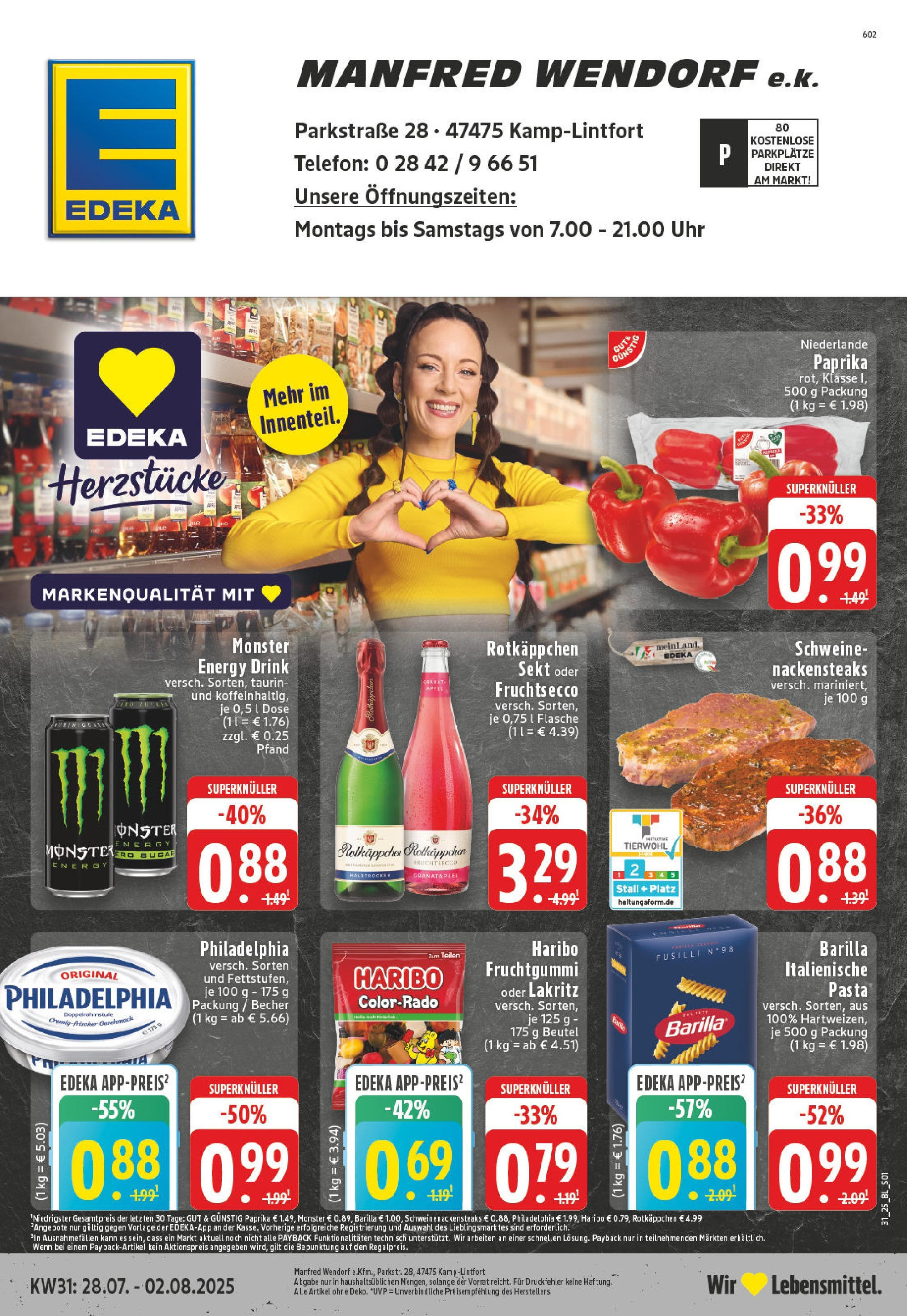 EDEKA Prospekt ab 27.07.2025 - Prospekt Kamp-Lintfort Online