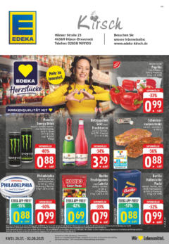 Edeka prospekt Hünxe-Drevenack	 gültig ab dem 27.07.2025