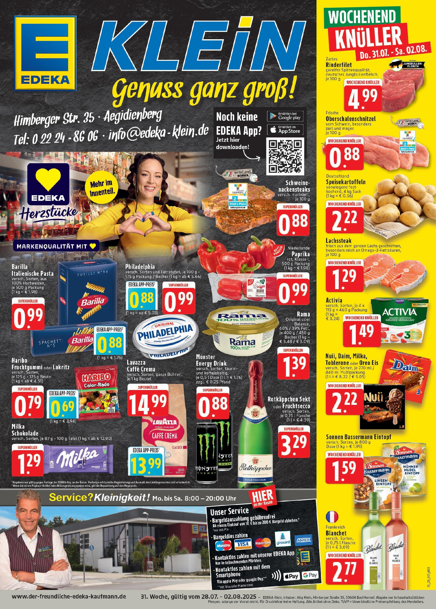 EDEKA Prospekt ab 27.07.2025 - Prospekt Bad Honnef Online