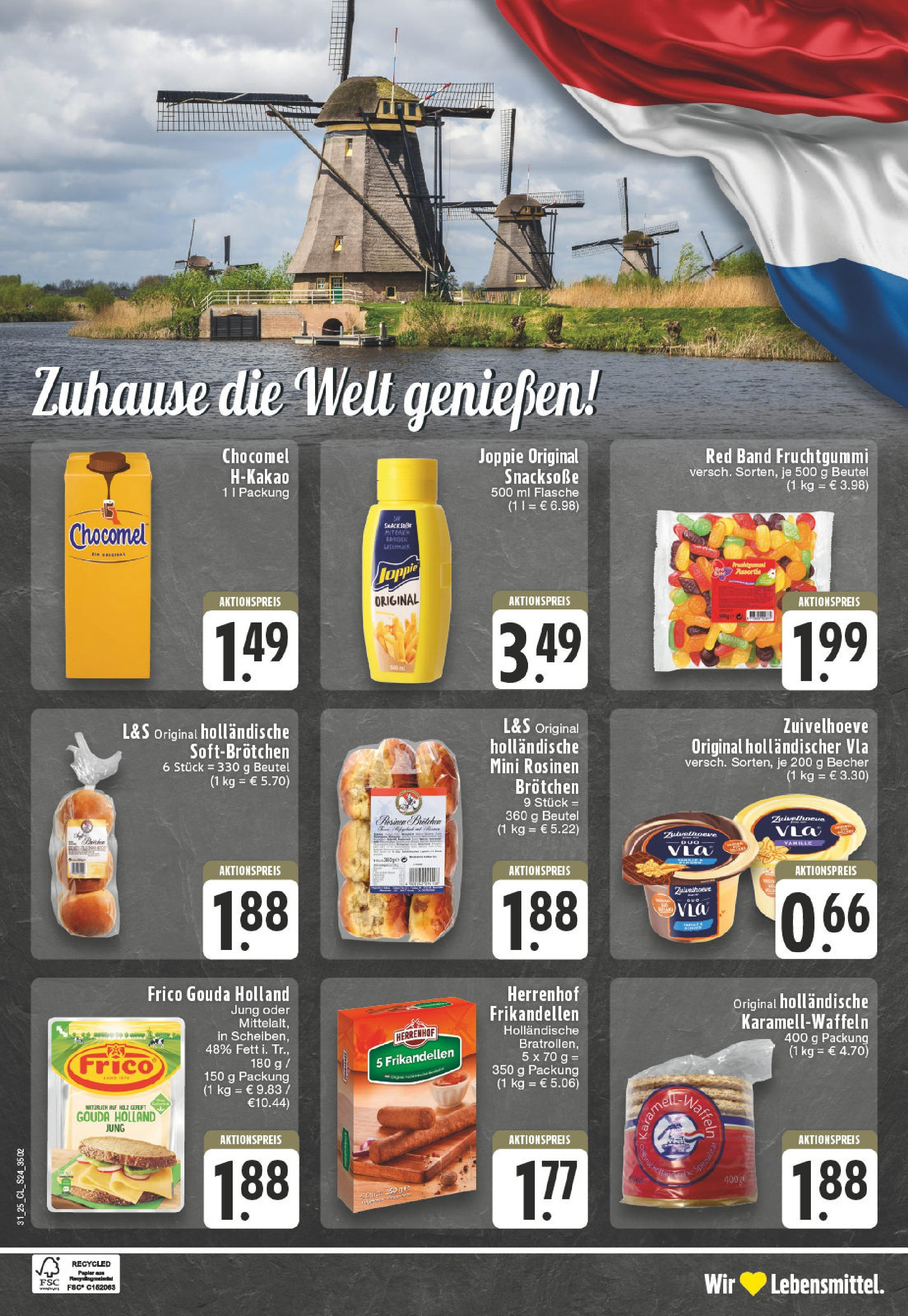 Edeka prospekt Leverkusen (ab 27.07.2025) » Angebote Online | Seite: 24 | Produkte: Gouda, Rosinen, Chocomel Edeka prospekt Leverkusen (ab 27.07.2025) » Angebote Online | Seite: 24 | Produkte: Gouda, Rosinen, Chocomel
