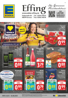 Edeka prospekt Gronau	 gültig ab dem 27.07.2025