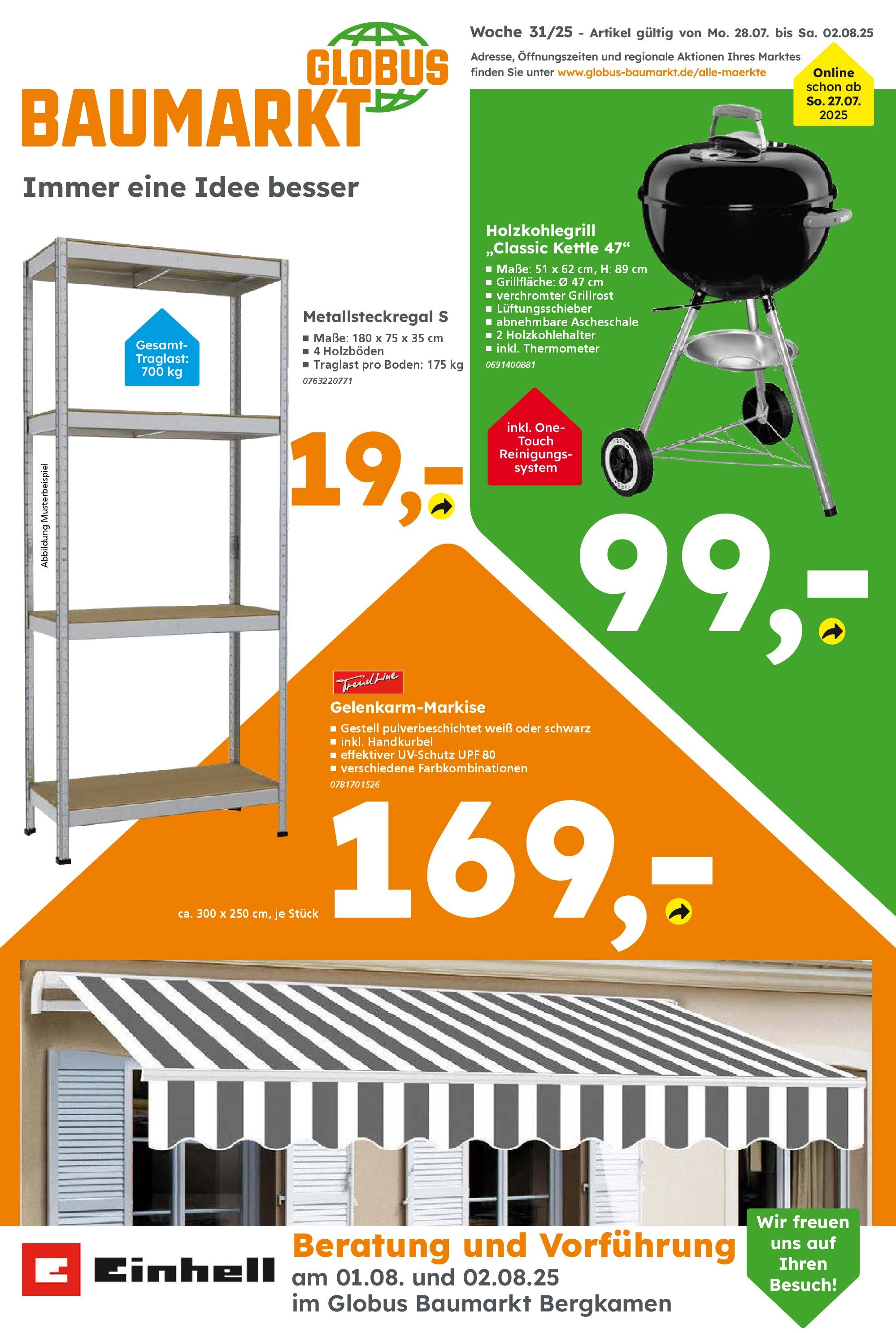 Globus Baumarkt prospekt Bergkamen (ab 28.07.2025) zum Blättern | Seite: 1 | Produkte: Thermometer Globus Baumarkt prospekt Bergkamen (ab 28.07.2025) zum Blättern | Seite: 1 | Produkte: Thermometer