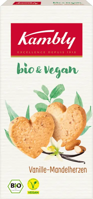 Kambly Vanille-Mandelherzen