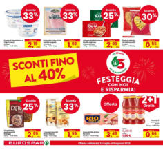 Sconti fino al 40%