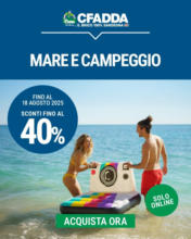 Sconti fino al 40%