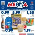 Supermercati Mega PREZZI BASSI TUTTI I GIORNI - al 06.08.2025
