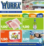 Hurrà Discount Tanti prodotti a 1.00 1.50 2.00 - al 06.08.2025