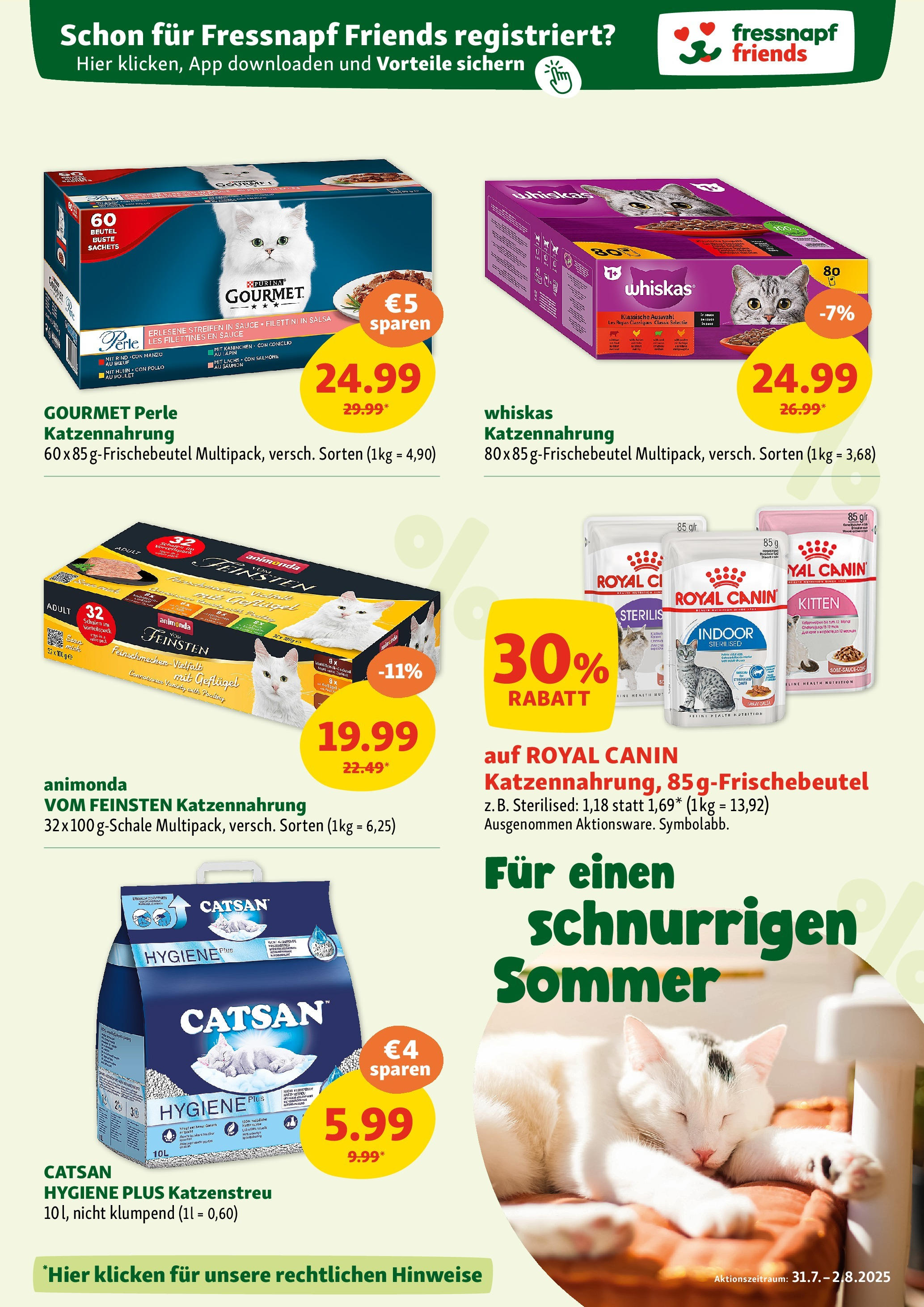 Fressnapf Flugblatt (31.07.2025) || Aktuelle Angebote | Seite: 5 Fressnapf Flugblatt von 31.07.2025 - Aktuelle Angebote | Seite: 5