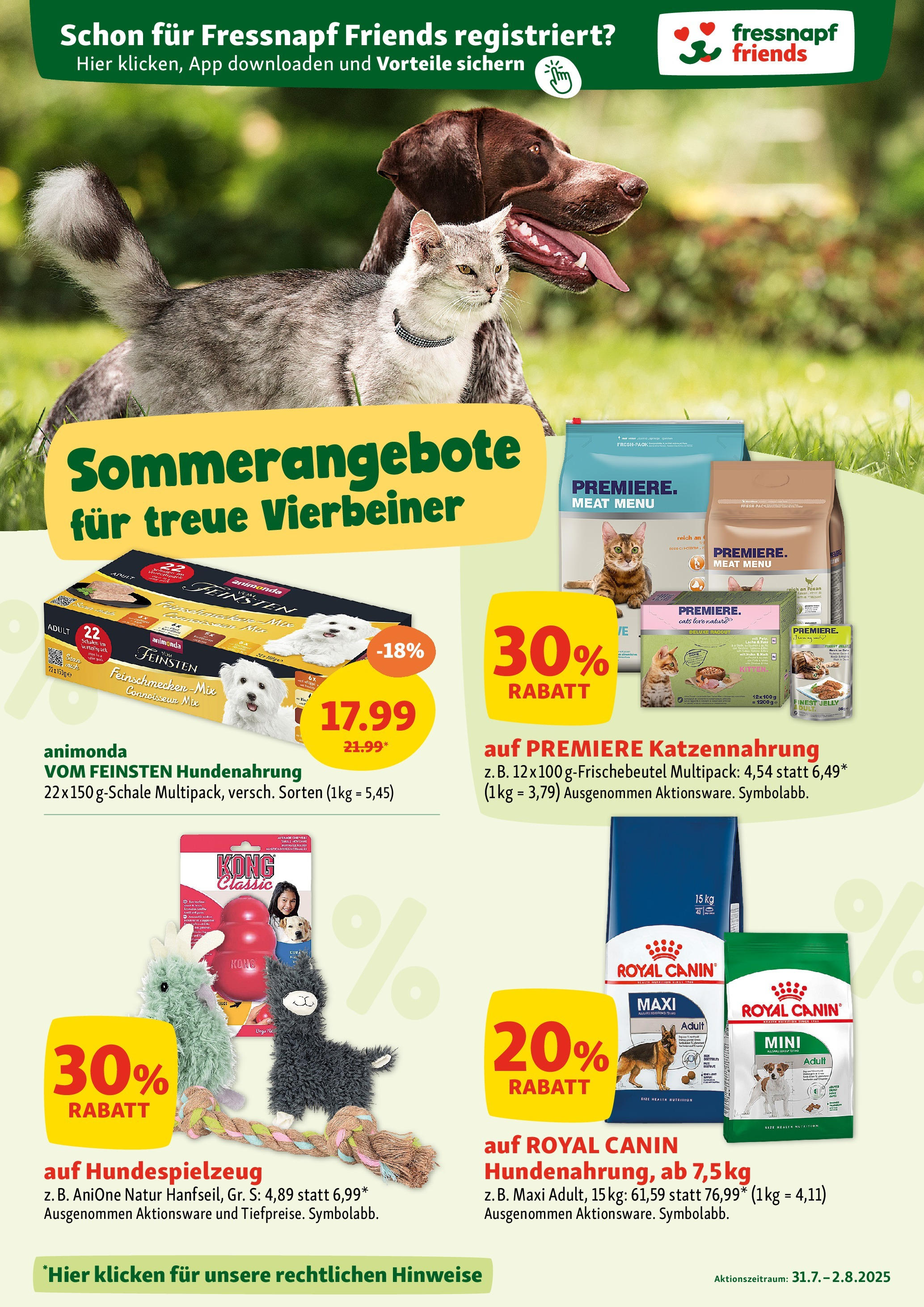 Fressnapf Flugblatt (31.07.2025) || Aktuelle Angebote | Seite: 8 Fressnapf Flugblatt von 31.07.2025 - Aktuelle Angebote | Seite: 8