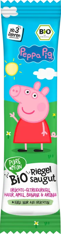 PURE & FUN Frucht-Getreide-Riegel Hafer, Apfel, Banane & Aronia ab 3 Jahren