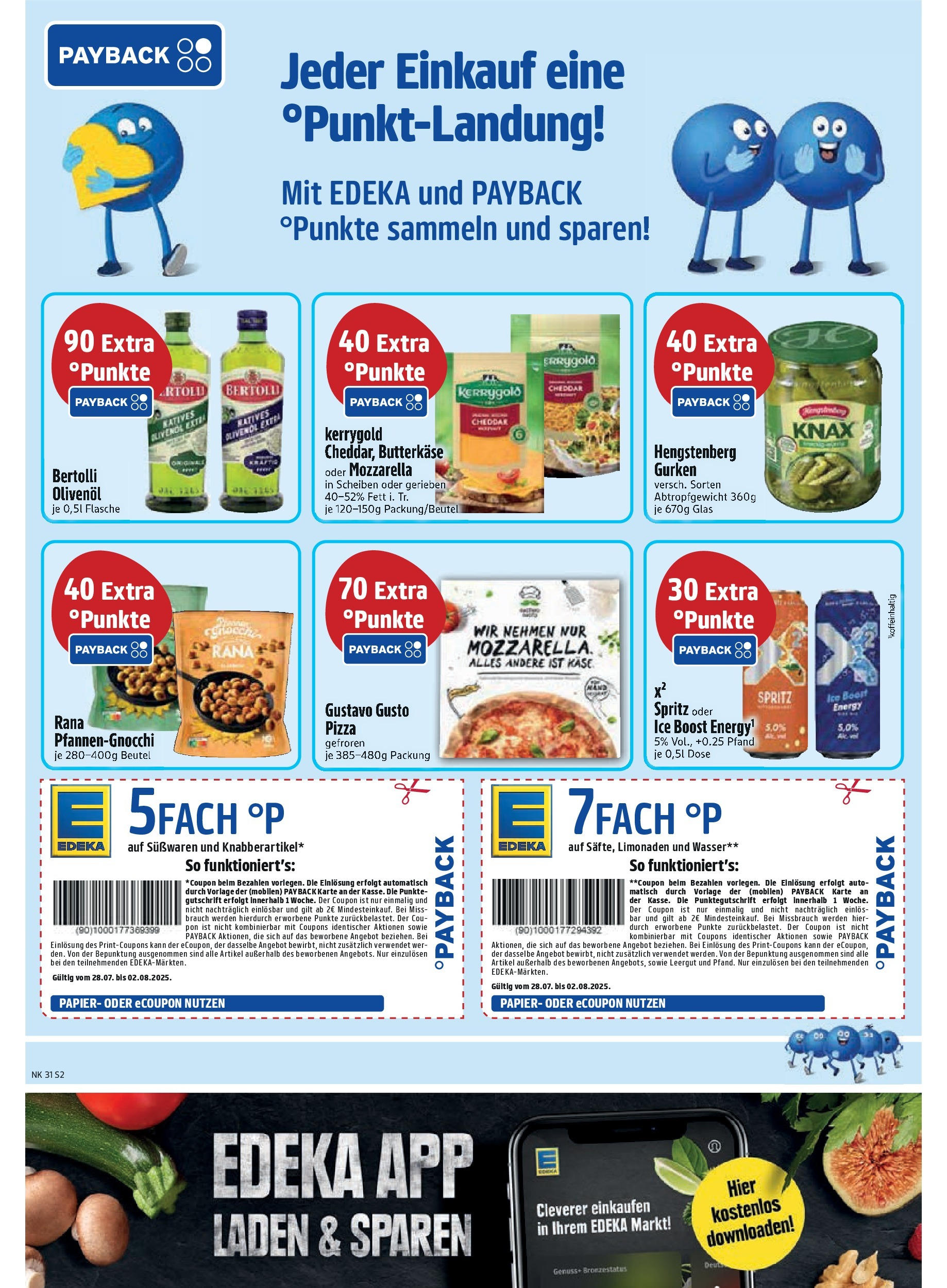 Edeka prospekt Schliersee	 (ab 28.07.2025) » Angebote Online | Seite: 4 | Produkte: Gustavo gusto, Energy, Mozzarella, Olivenol