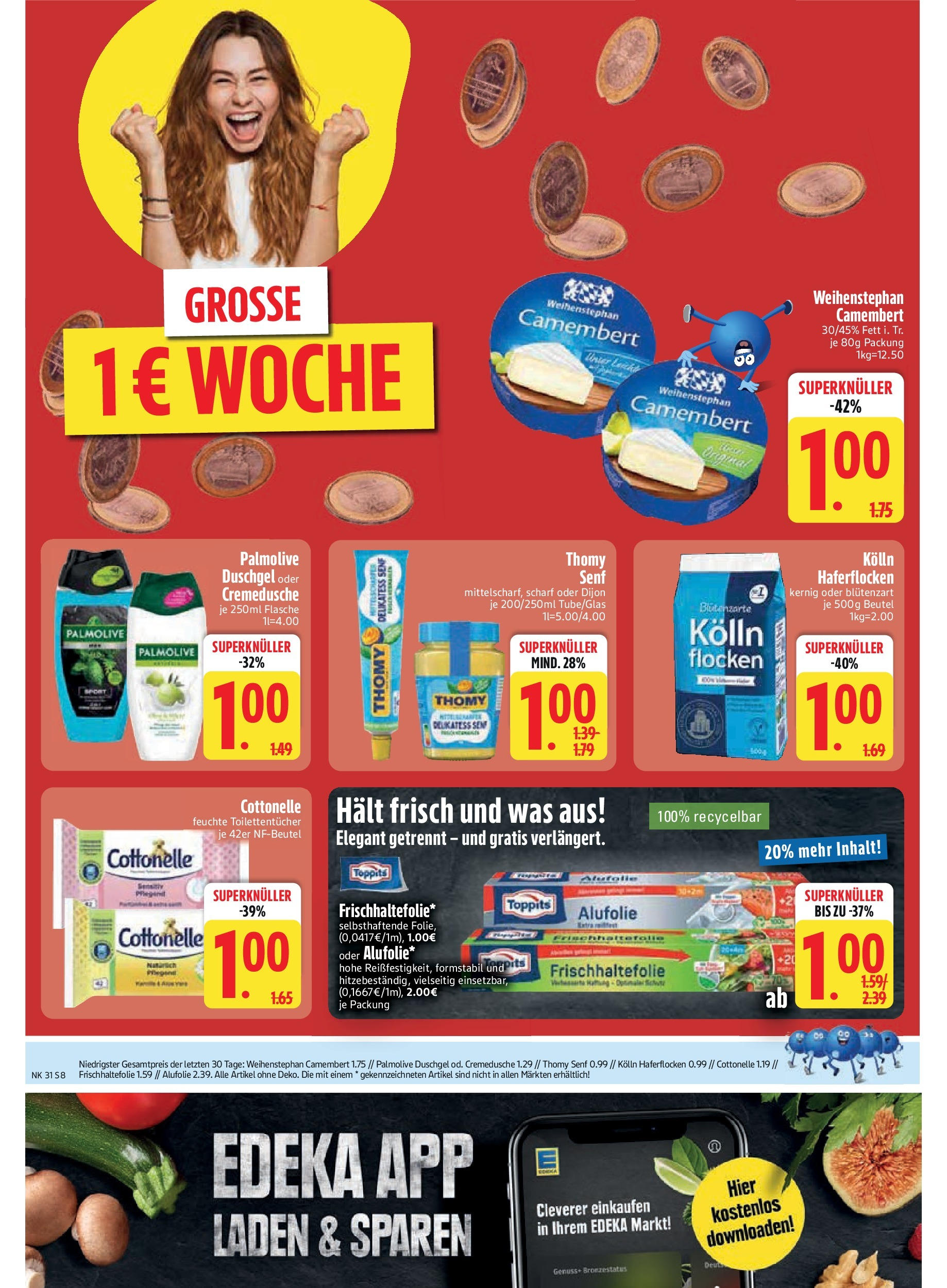 Edeka prospekt Schliersee	 (ab 28.07.2025) » Angebote Online | Seite: 10 | Produkte: Kolln, Duschgel, Shower Gel, Flocken