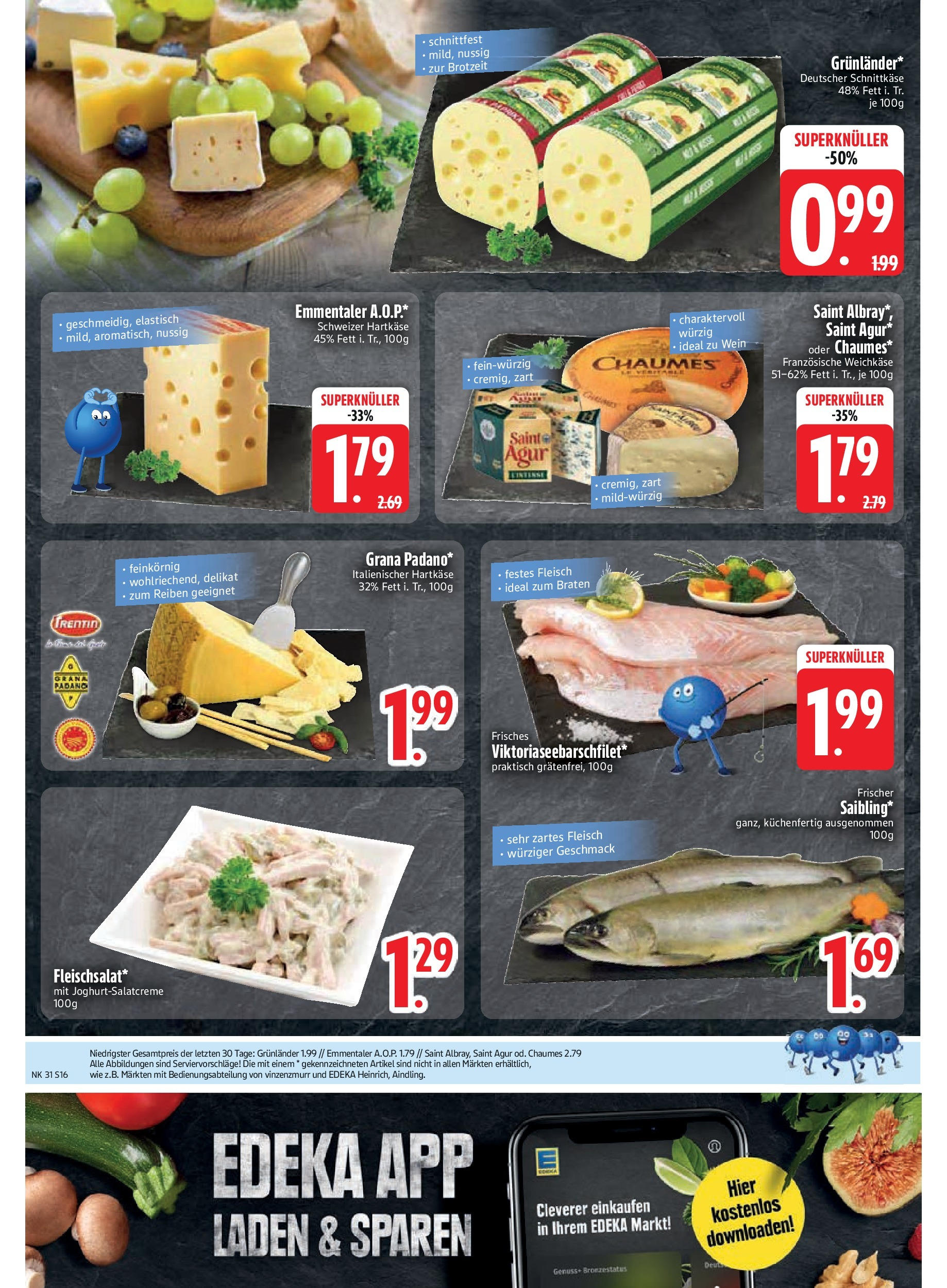 Edeka prospekt Schliersee	 (ab 28.07.2025) » Angebote Online | Seite: 18 | Produkte: Grunlander, Wein, Fleisch