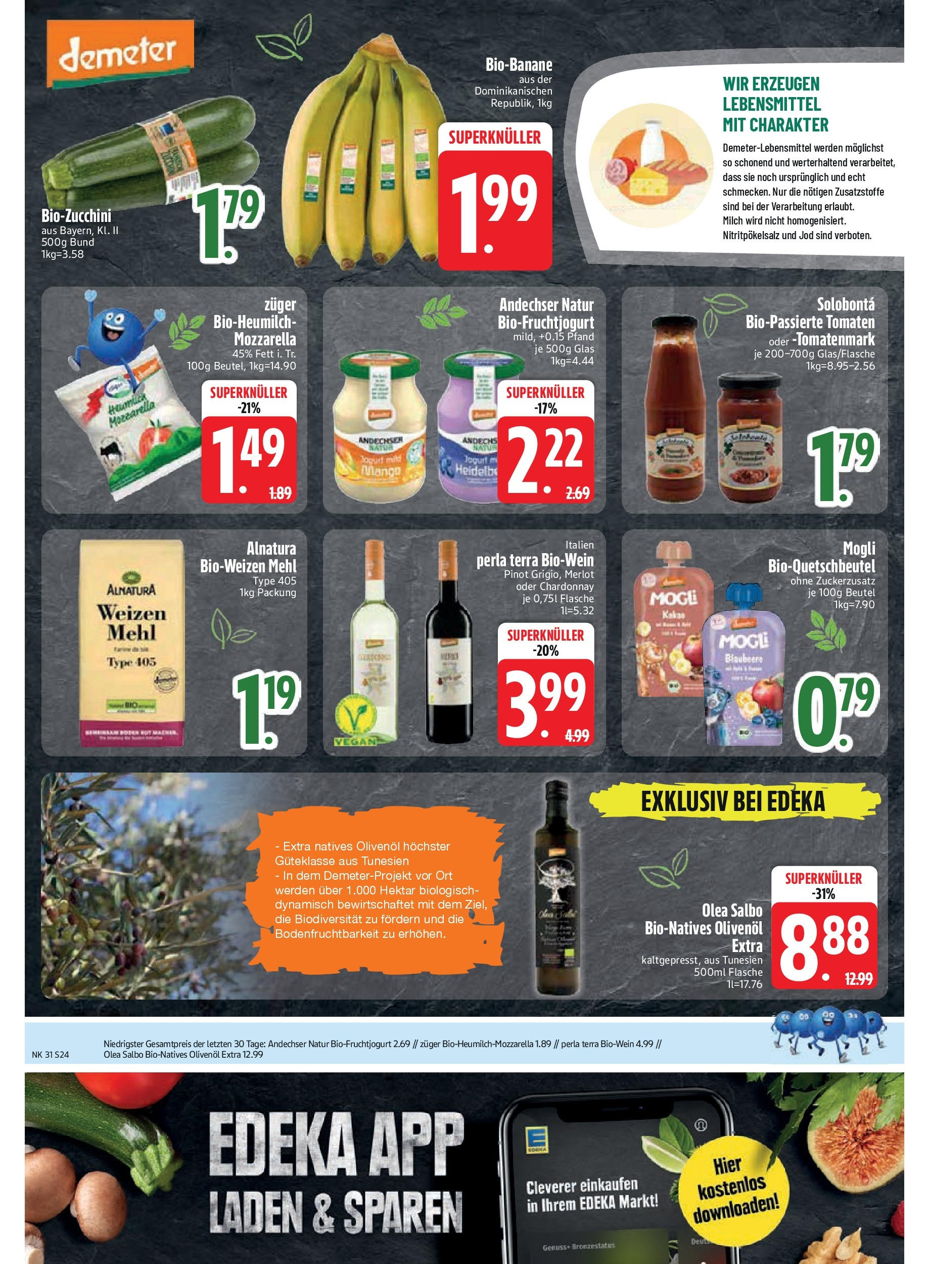 Edeka prospekt Schliersee	 (ab 28.07.2025) » Angebote Online | Seite: 26 | Produkte: Mehl, Milch, Mozzarella, Mango