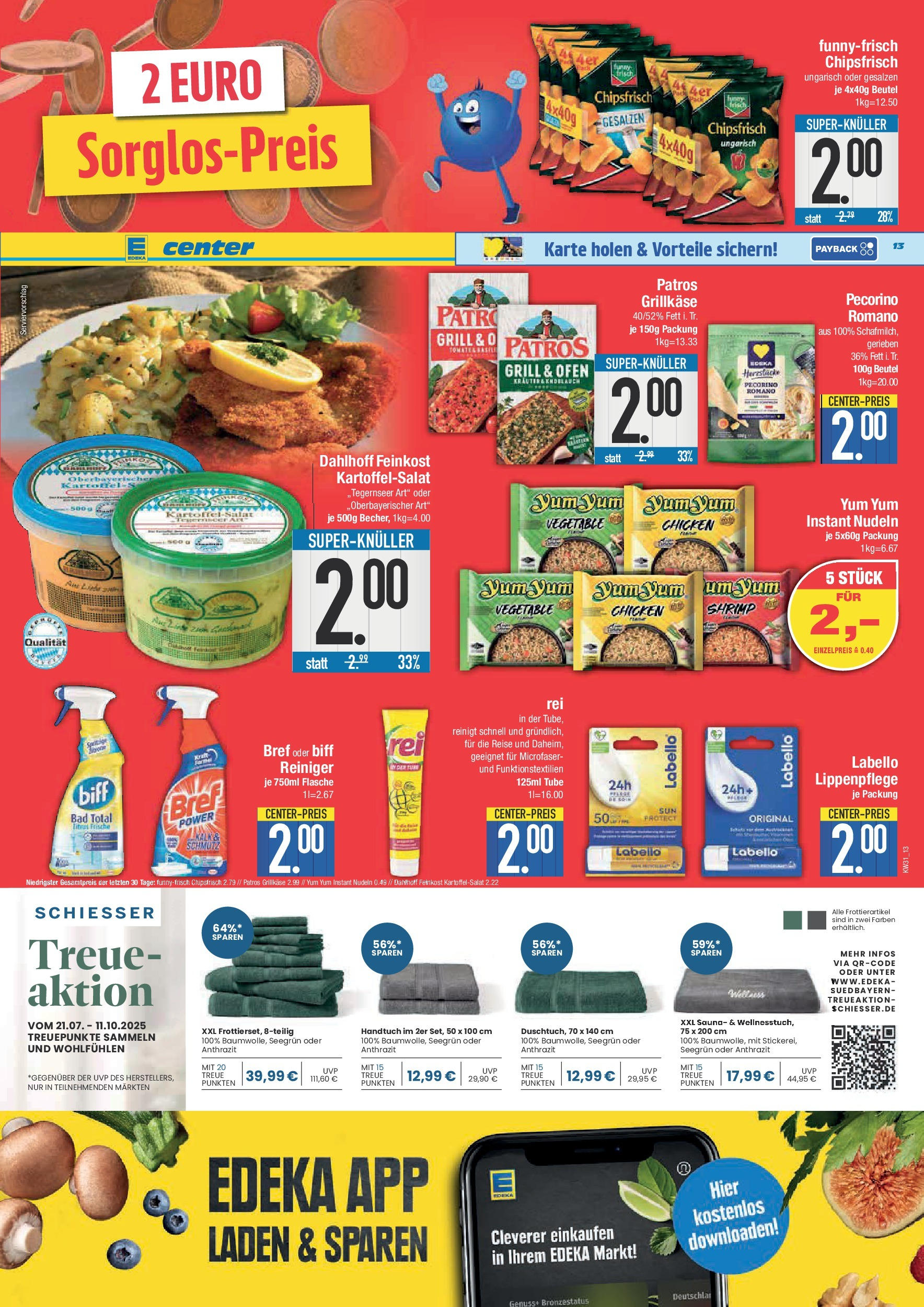 Edeka prospekt Krumbach (ab 27.07.2025) » Angebote Online | Seite: 13 | Produkte: Ofen, Nudeln, Chips, Salat Edeka prospekt Krumbach (ab 27.07.2025) » Angebote Online | Seite: 13 | Produkte: Ofen, Nudeln, Chips, Salat
