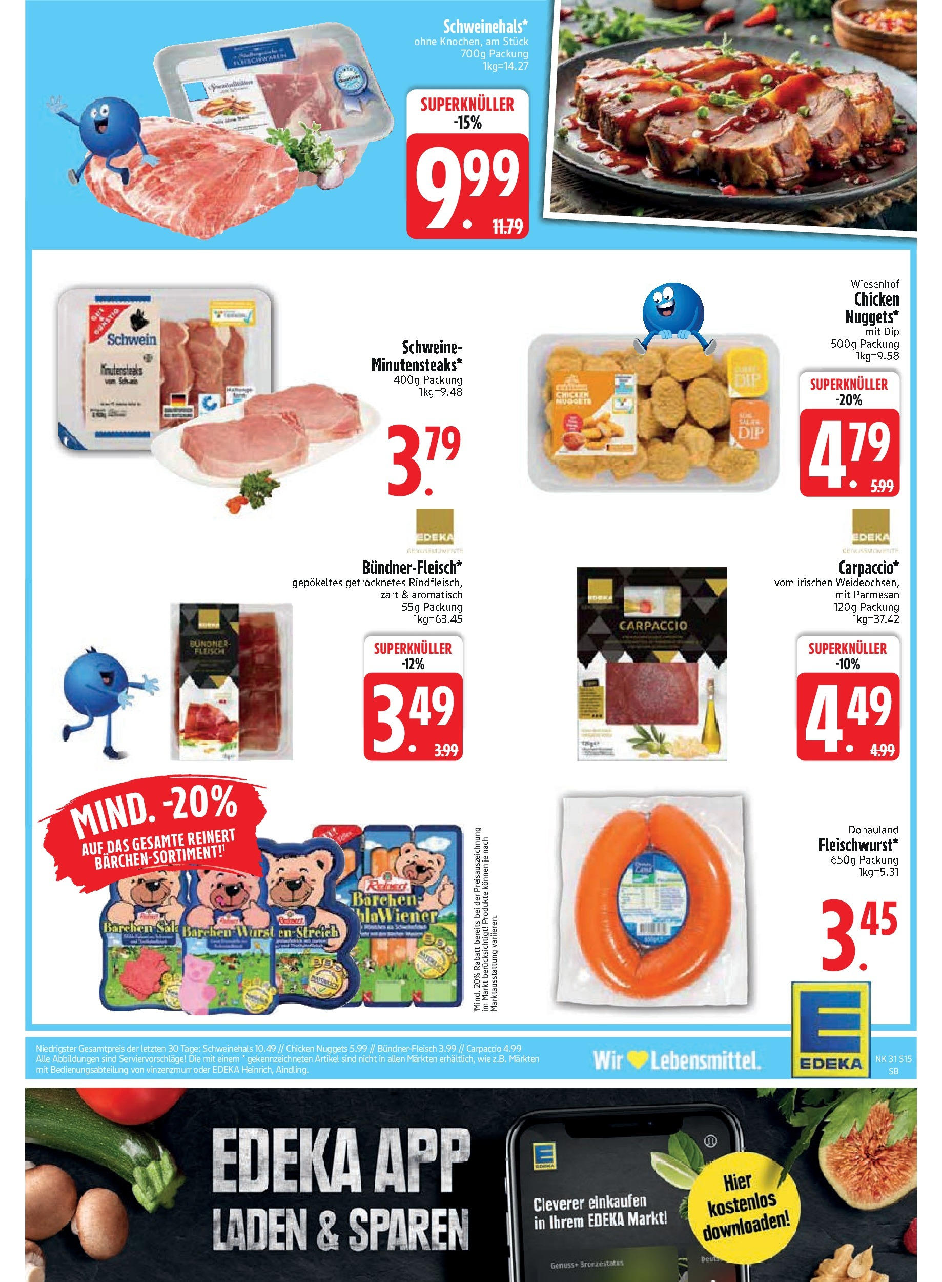 Edeka prospekt Bodenwöhr	 (ab 27.07.2025) » Angebote Online | Seite: 17 | Produkte: Wurst