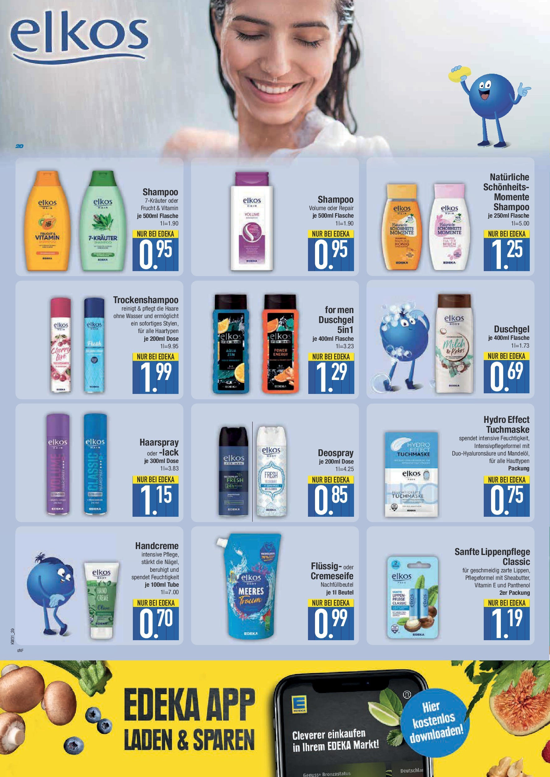 Edeka prospekt München (ab 27.07.2025) » Angebote Online | Seite: 20 | Produkte: Energy, Creme, Handcreme, Deospray Edeka prospekt München (ab 27.07.2025) » Angebote Online | Seite: 20 | Produkte: Energy, Creme, Handcreme, Deospray