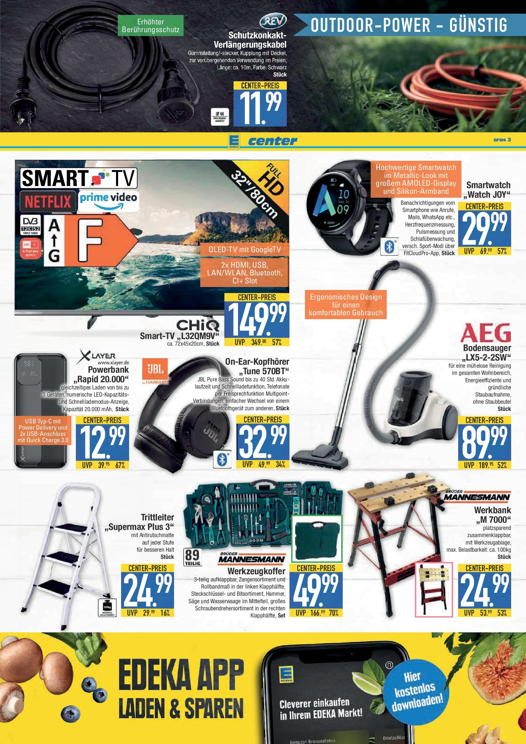 Edeka prospekt Krumbach (ab 27.07.2025) » Angebote Online | Seite: 23 | Produkte: USB, AEG, Smartwatch, Powerbank Edeka prospekt Krumbach (ab 27.07.2025) » Angebote Online | Seite: 23 | Produkte: USB, AEG, Smartwatch, Powerbank
