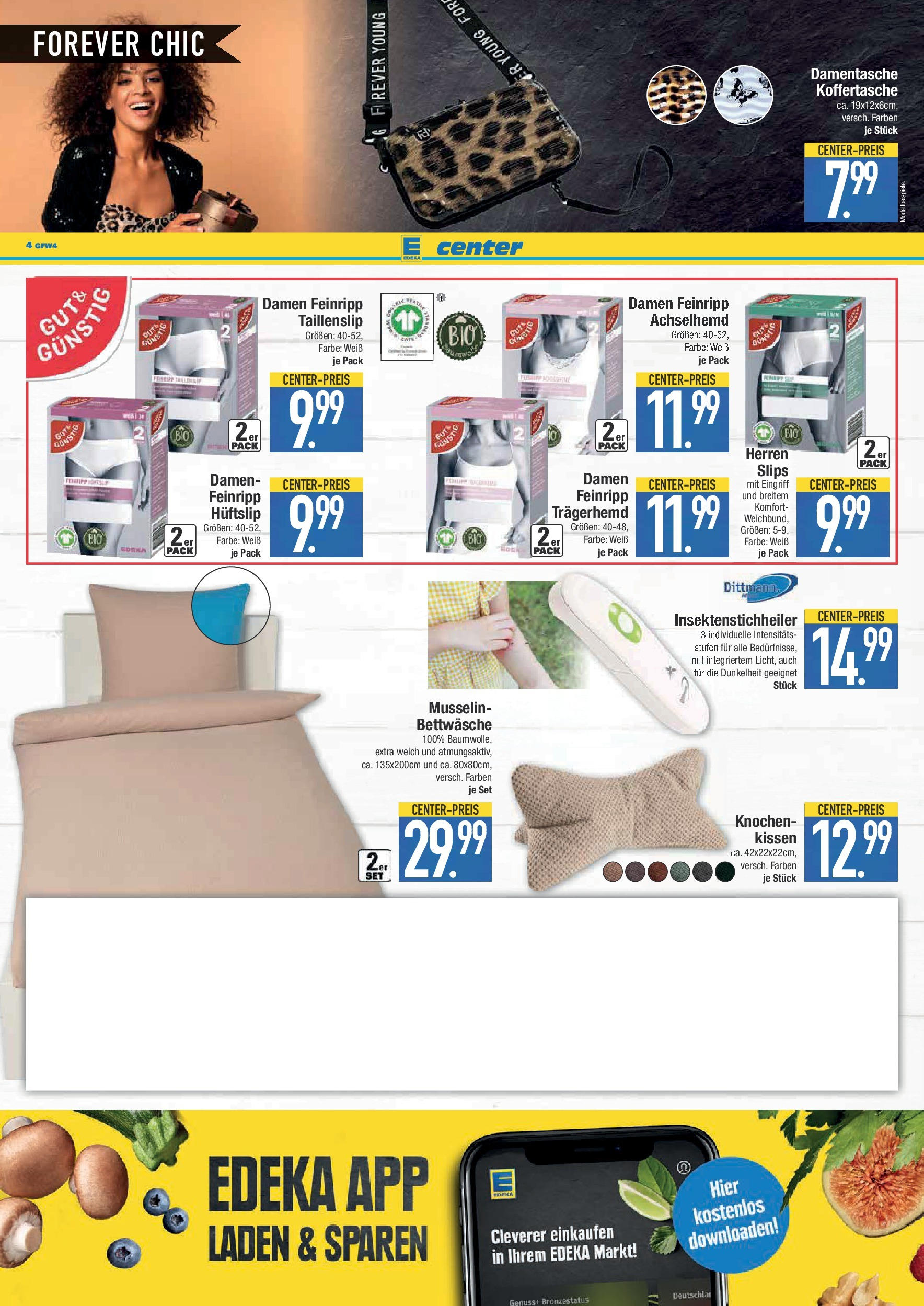 Edeka prospekt Krumbach (ab 27.07.2025) » Angebote Online | Seite: 24 | Produkte: Top, Kissen, Bettwäsche, Trägerhemd Edeka prospekt Krumbach (ab 27.07.2025) » Angebote Online | Seite: 24 | Produkte: Top, Kissen, Bettwäsche, Trägerhemd