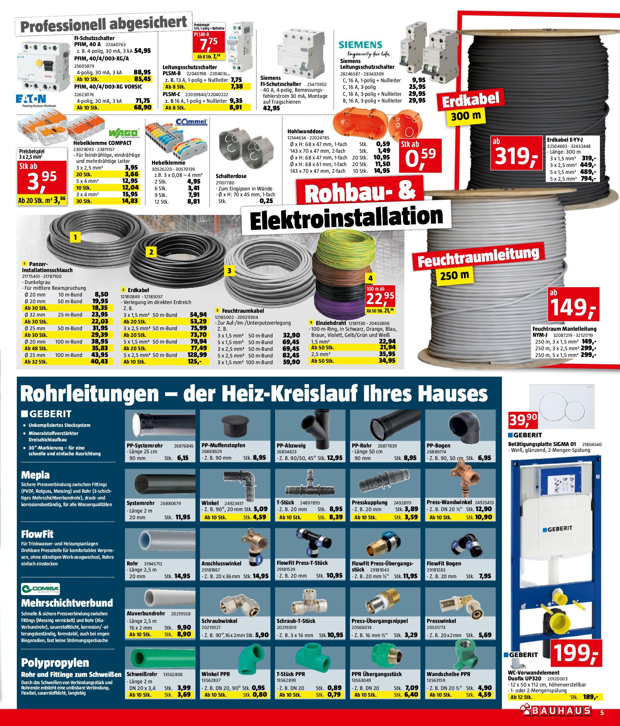 Bauhaus Prospekt aktuell von 05.08.2025 - Aktuelle Angebote | Seite: 5