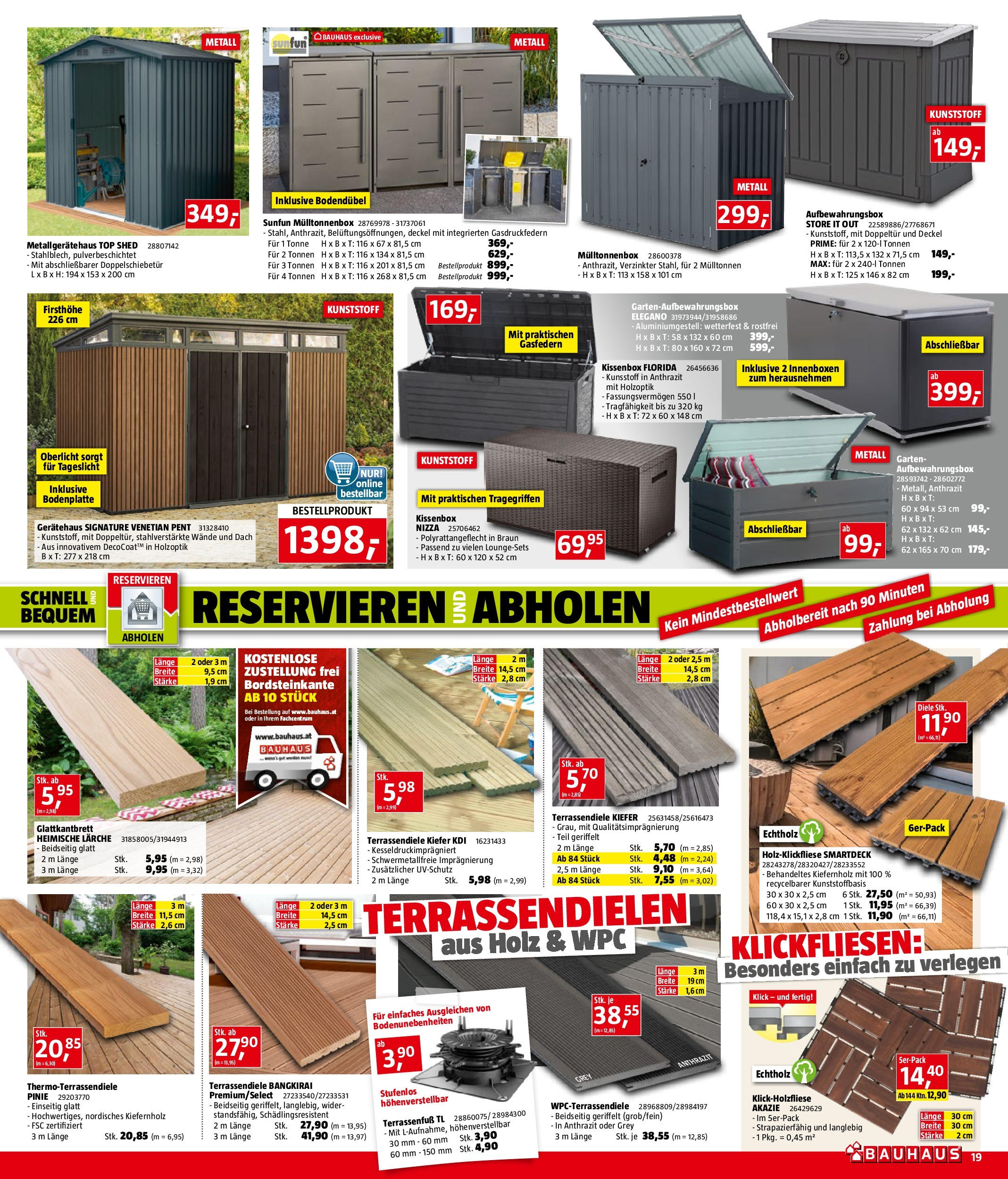 Bauhaus Prospekt aktuell von 05.08.2025 - Aktuelle Angebote | Seite: 19