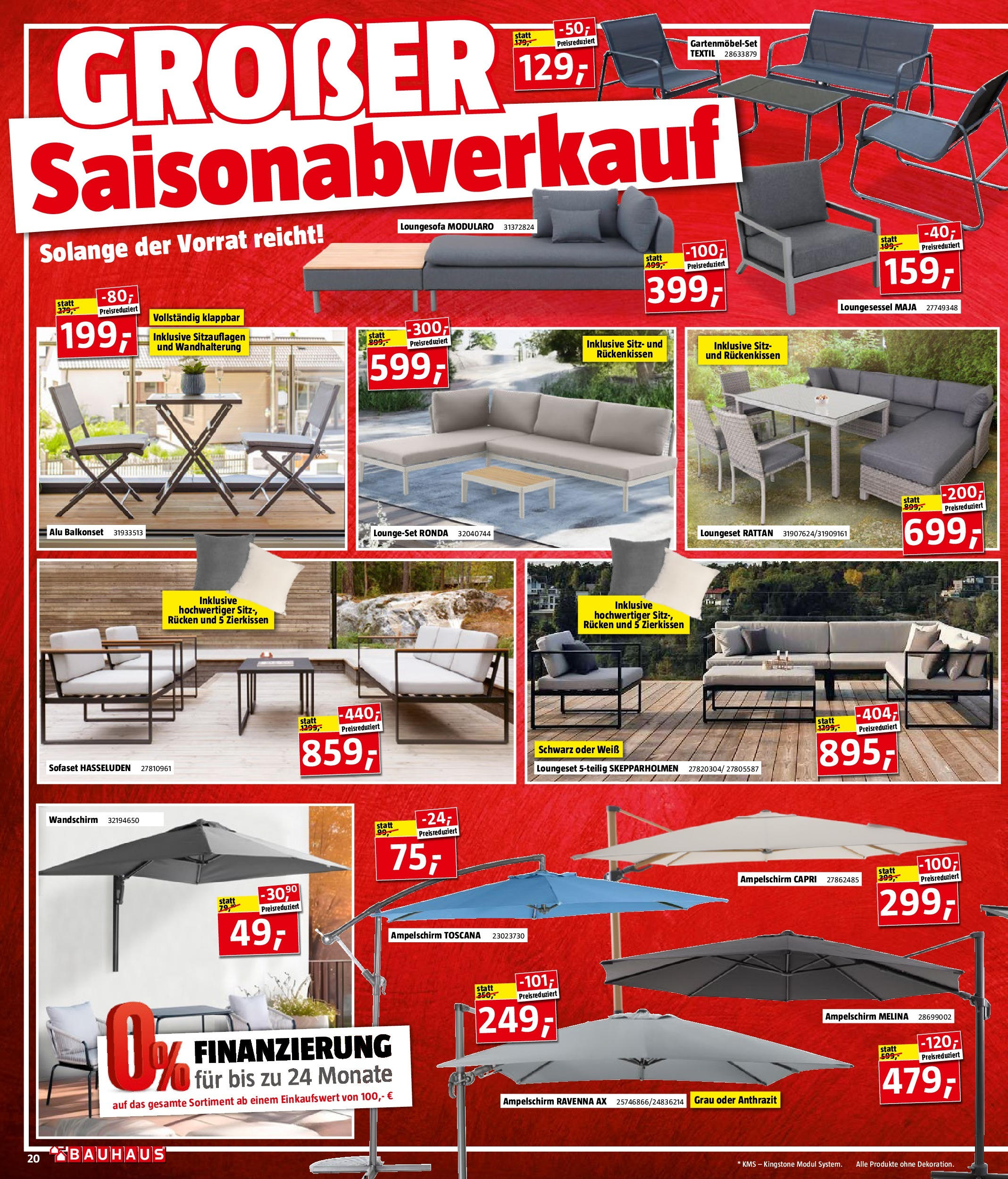 Bauhaus Prospekt aktuell von 05.08.2025 - Aktuelle Angebote | Seite: 20 | Produkte: Kissen
