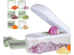 Gourmetmaxx 15180 Multi-Schneider 6in1, 6 Klingenaufsätze