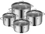 MediaMarkt Dornbirn Messepark WMF Topf-Set Astoria 4-tlg. (Induktionsfähig, Spülmaschinenfest, Backofenfest, Glaskeramik-, Gas-, Elektro- und Induktionsherde, Silber, Cromargan® Edelstahl Rostfrei 18/10, Glas) - bis 16.08.2025
