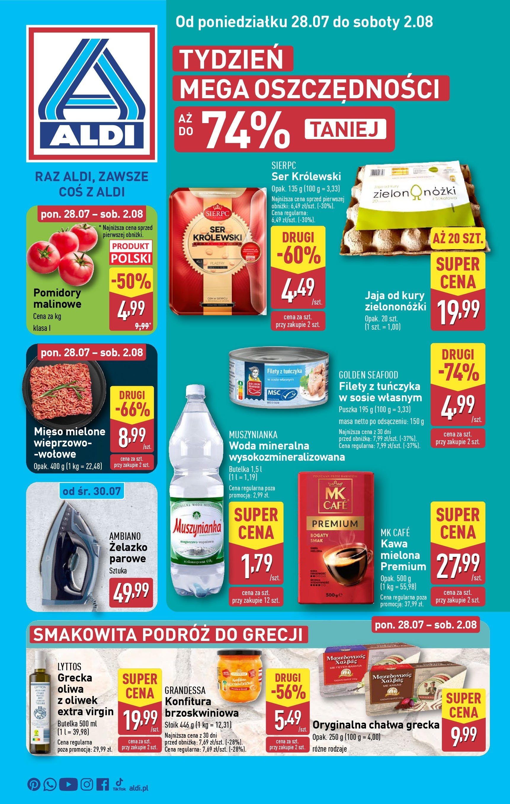 Aldi Gazetka od 28.07.2025 - Nowa Gazetka - Numer strony 1