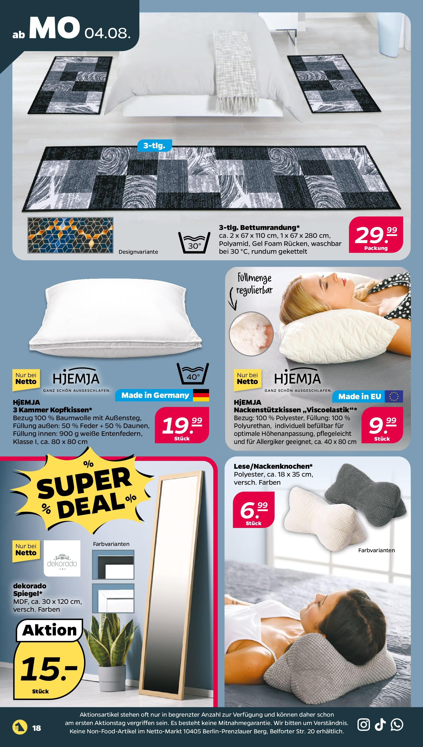 Netto Prospekt Berlin ab 03.08.2025 → Angebote nächste Woche | Seite: 20 Netto Prospekt Berlin ab 03.08.2025 → Angebote nächste Woche | Seite: 20