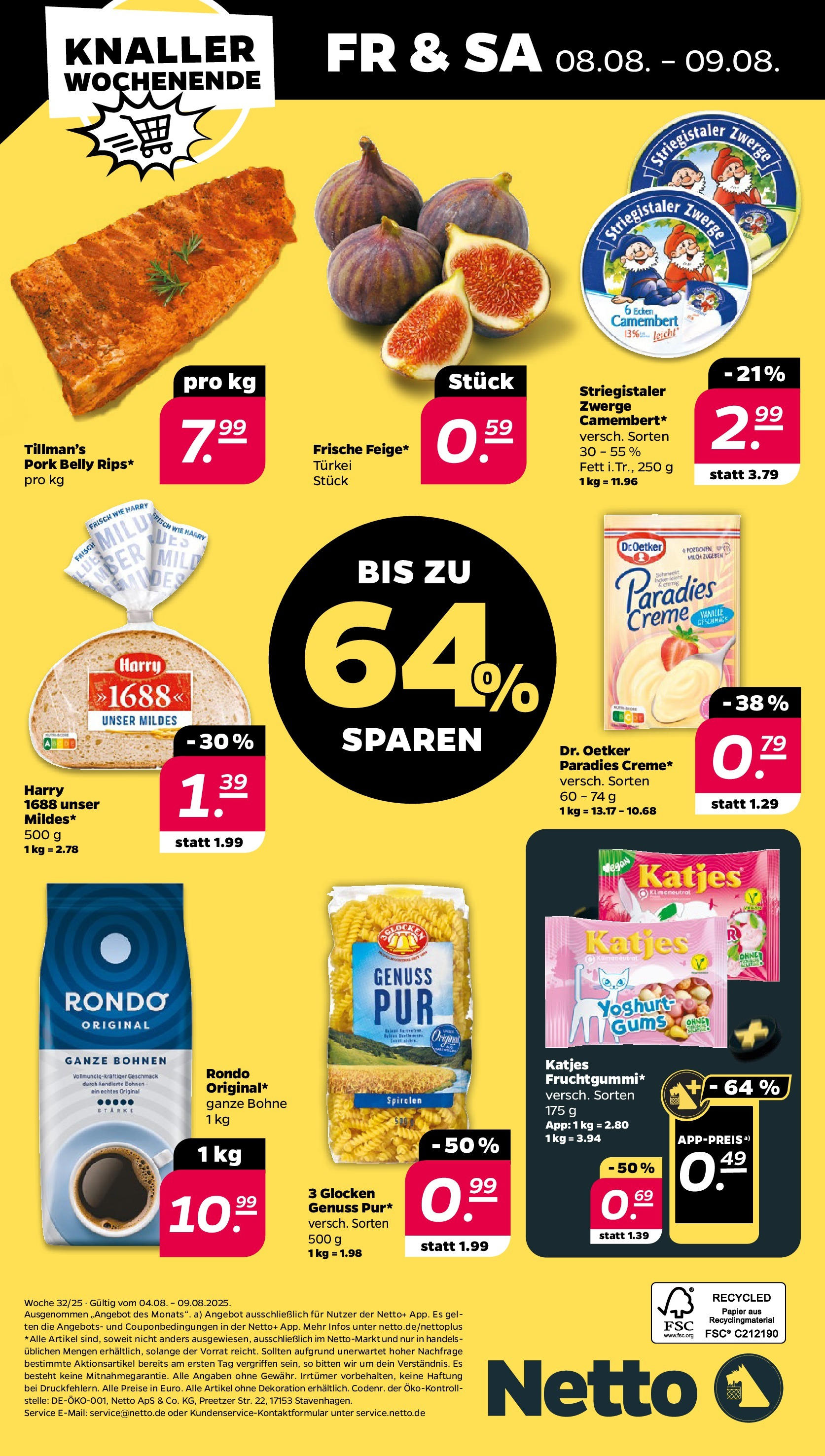 Netto Prospekt Berlin ab 03.08.2025 → Angebote nächste Woche | Seite: 30 | Produkte: Milch, Katjes, Creme Netto Prospekt Berlin ab 03.08.2025 → Angebote nächste Woche | Seite: 30 | Produkte: Milch, Katjes, Creme