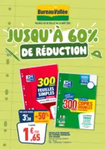 Bureau Vallée Jusqu’à 60% de réduction - au 16.08.2025