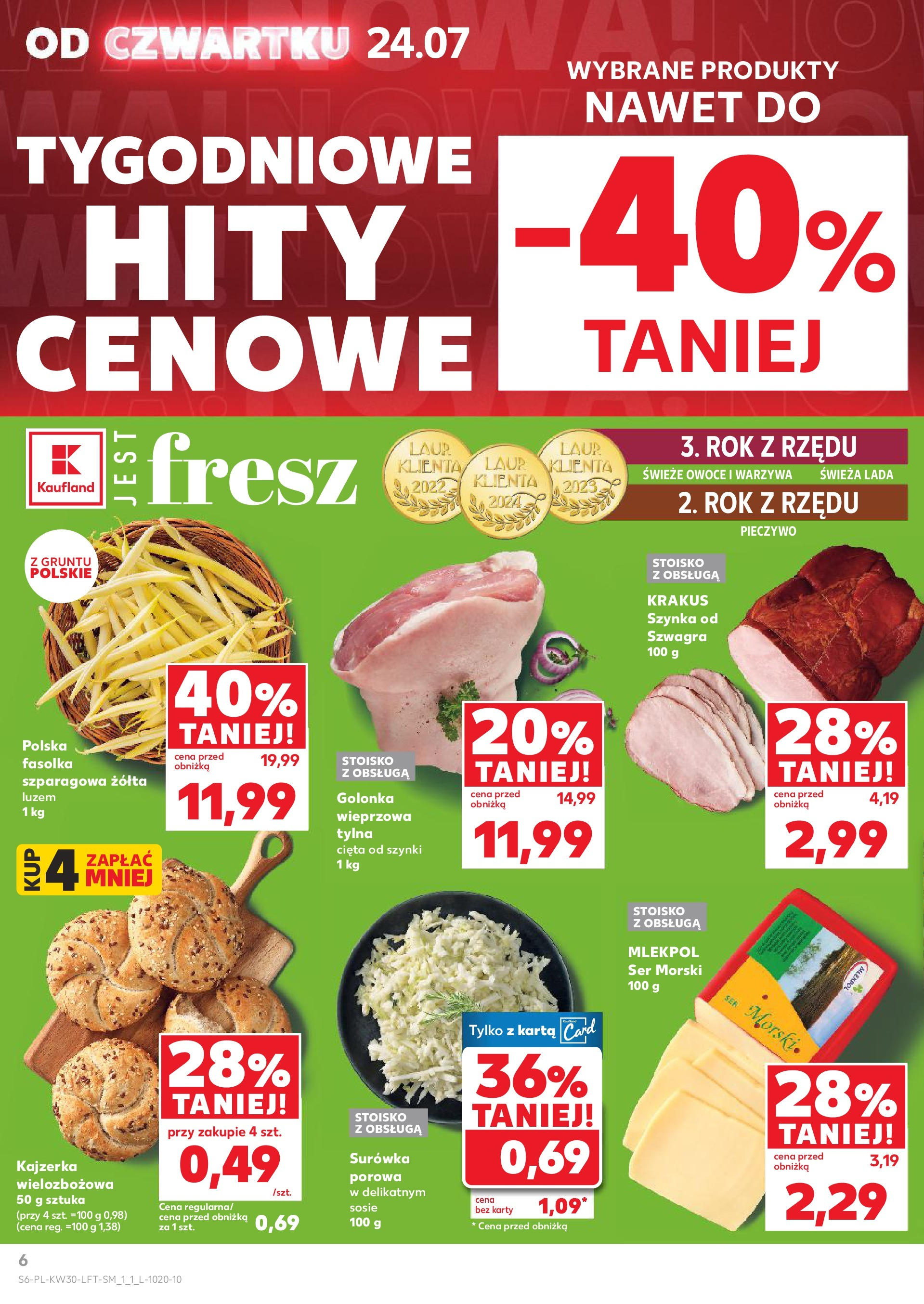 Kaufland gazetka (24.07.2025) - od jutra | Strona: 6 | Produkty: Galaretka, Kawa ziarnista, Płatki, Przyprawy Kaufland gazetka od 24.07.2025 - od jutra PDF | Strona: 6 | Produkty: Galaretka, Kawa ziarnista, Płatki, Przyprawy