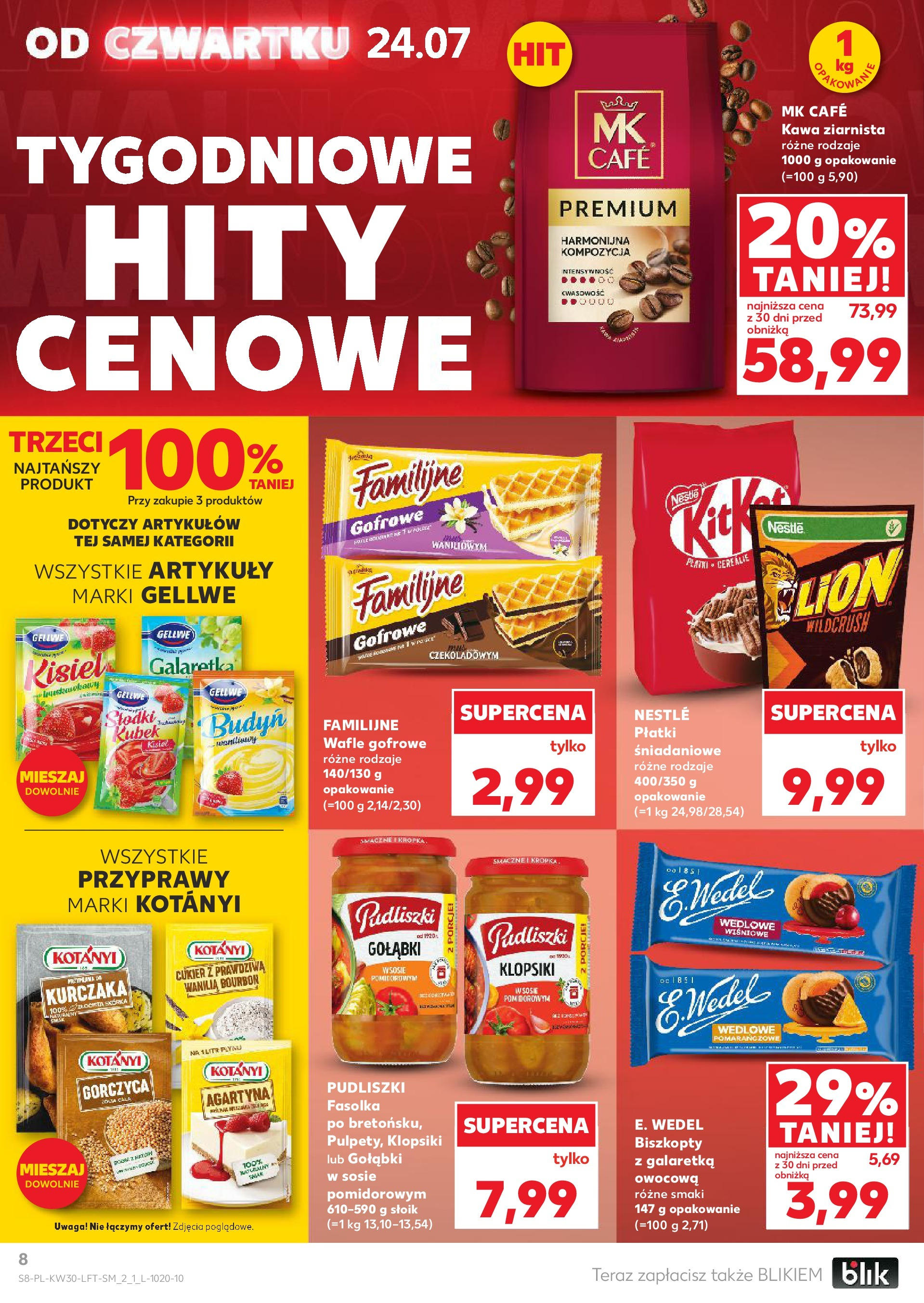 Kaufland gazetka (24.07.2025) - od jutra | Strona: 8 | Produkty: Karta, Żelki, Pianki, Ciastka Kaufland gazetka od 24.07.2025 - od jutra PDF | Strona: 8 | Produkty: Karta, Żelki, Pianki, Ciastka