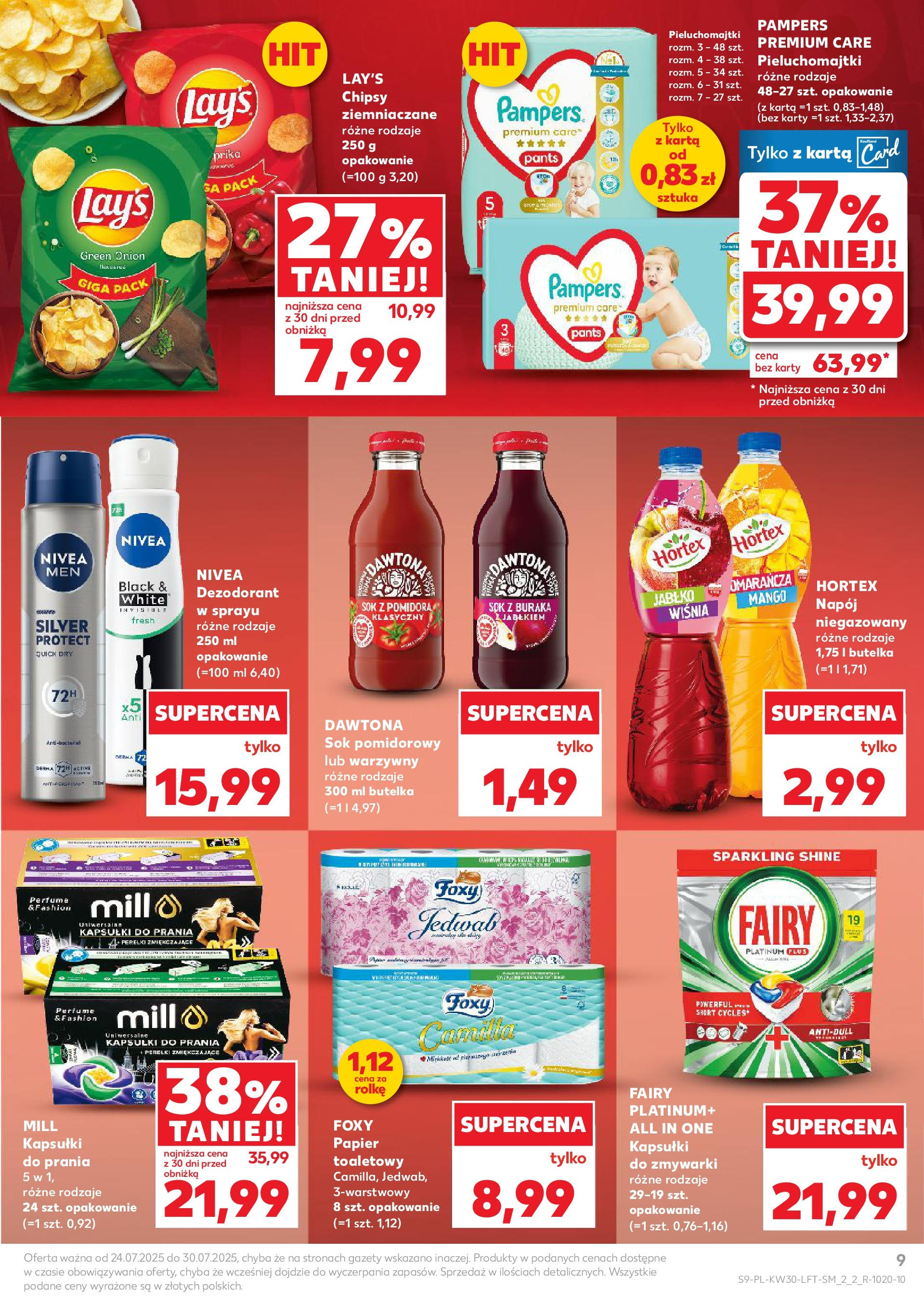 Kaufland gazetka (24.07.2025) - od jutra | Strona: 9 | Produkty: Piersi, Ketchup, Chrupki, Frytki Kaufland gazetka od 24.07.2025 - od jutra PDF | Strona: 9 | Produkty: Piersi, Ketchup, Chrupki, Frytki