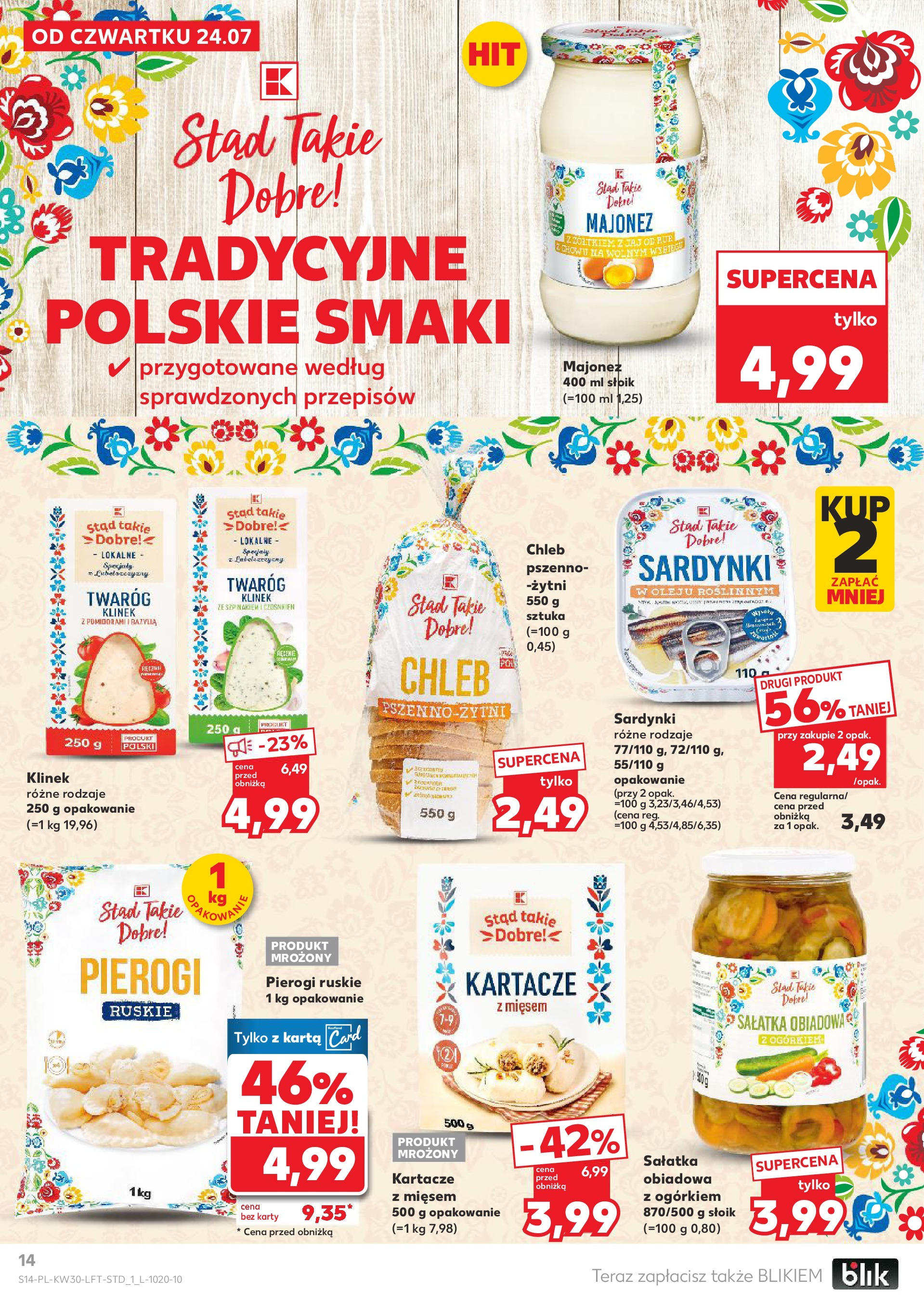 Kaufland gazetka (24.07.2025) - od jutra | Strona: 14 | Produkty: Syrop, Woda, Pieprz, Sok warzywny Kaufland gazetka od 24.07.2025 - od jutra PDF | Strona: 14 | Produkty: Syrop, Woda, Pieprz, Sok warzywny