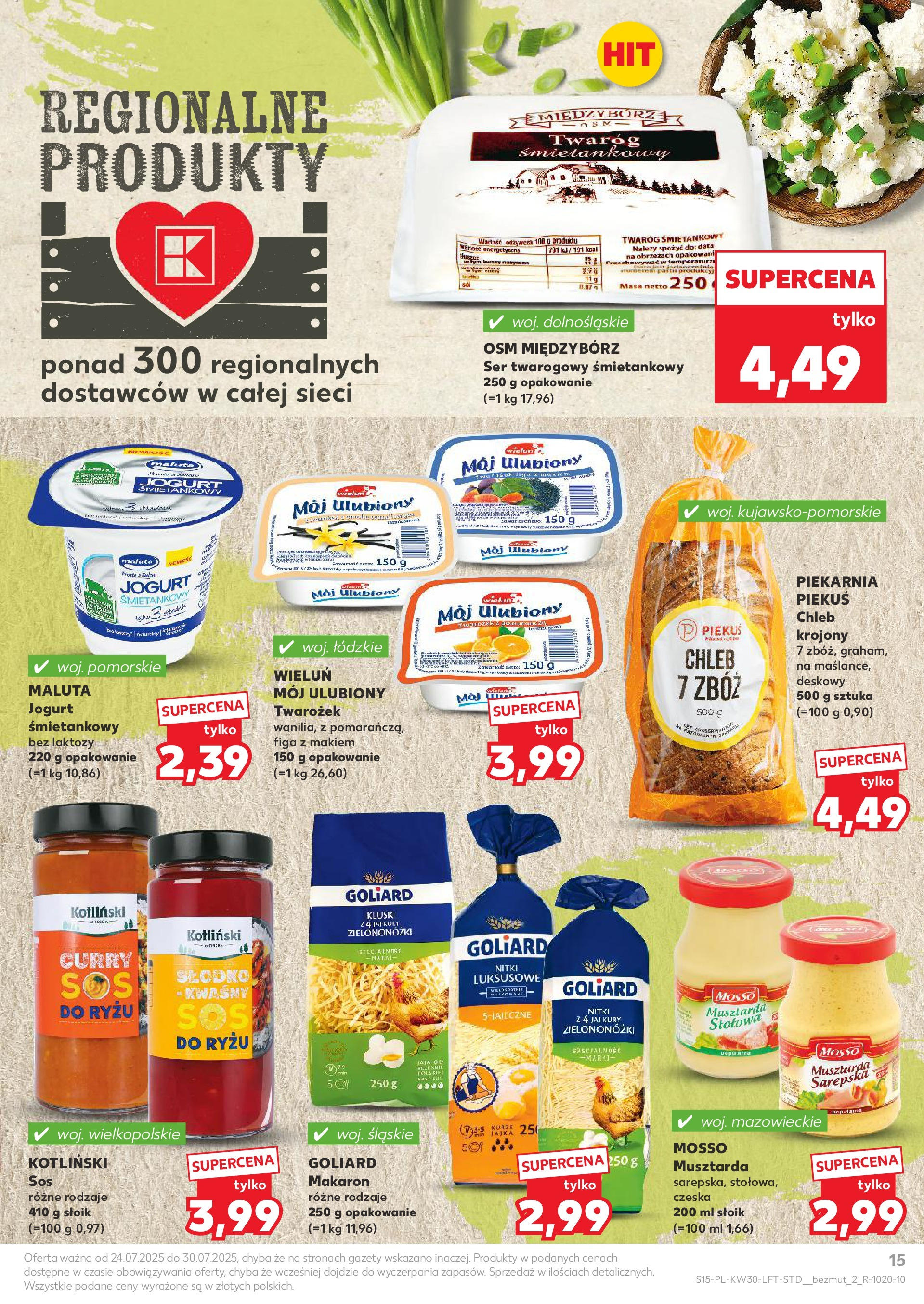 Kaufland gazetka (24.07.2025) - od jutra | Strona: 15 | Produkty: Mango, Piwo pszeniczne, Piwo Kaufland gazetka od 24.07.2025 - od jutra PDF | Strona: 15 | Produkty: Mango, Piwo pszeniczne, Piwo