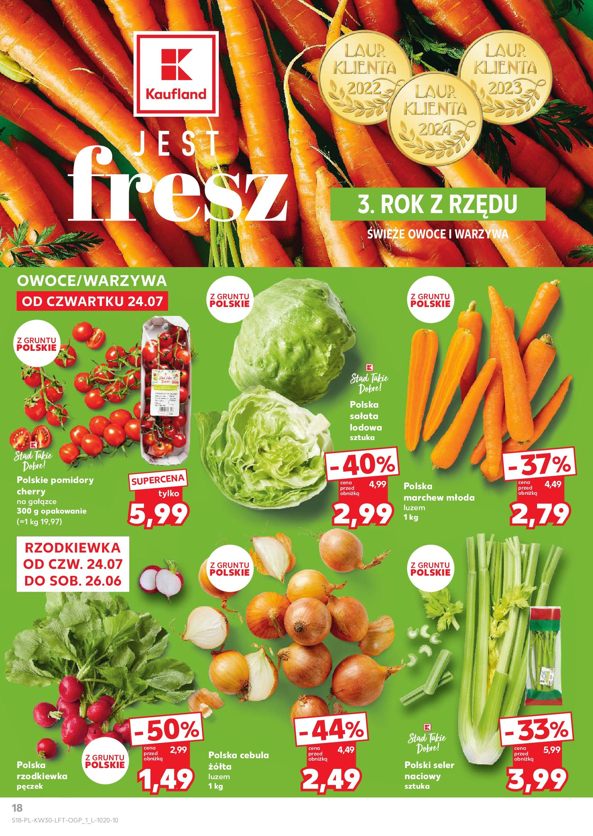 Kaufland gazetka (24.07.2025) - od jutra | Strona: 18 | Produkty: Kurczak, Mięso Kaufland gazetka od 24.07.2025 - od jutra PDF | Strona: 18 | Produkty: Kurczak, Mięso