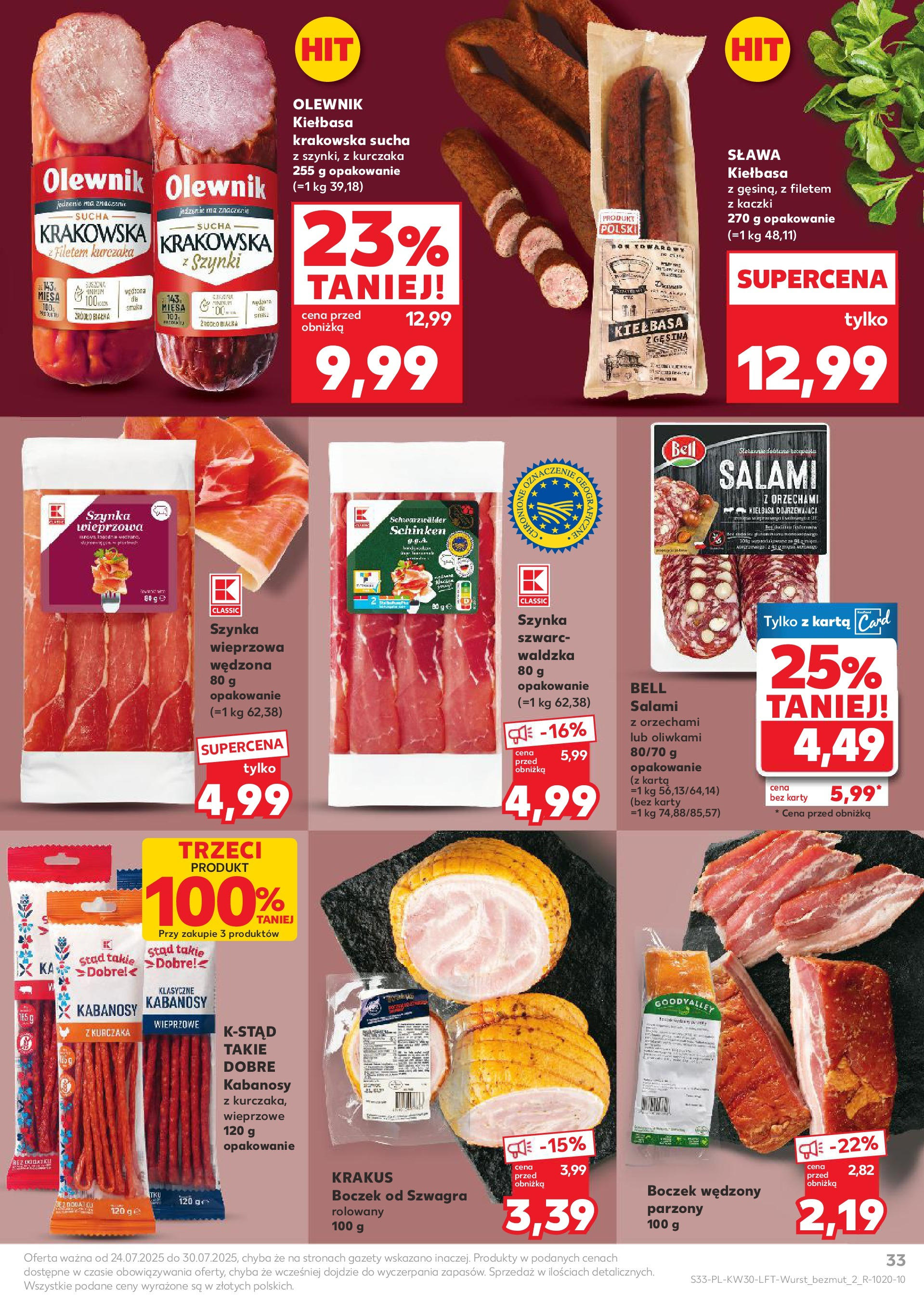 Kaufland gazetka (24.07.2025) - od jutra | Strona: 33 | Produkty: Margaryna, Hummus, Jogurt, Pinsa Kaufland gazetka od 24.07.2025 - od jutra PDF | Strona: 33 | Produkty: Margaryna, Hummus, Jogurt, Pinsa
