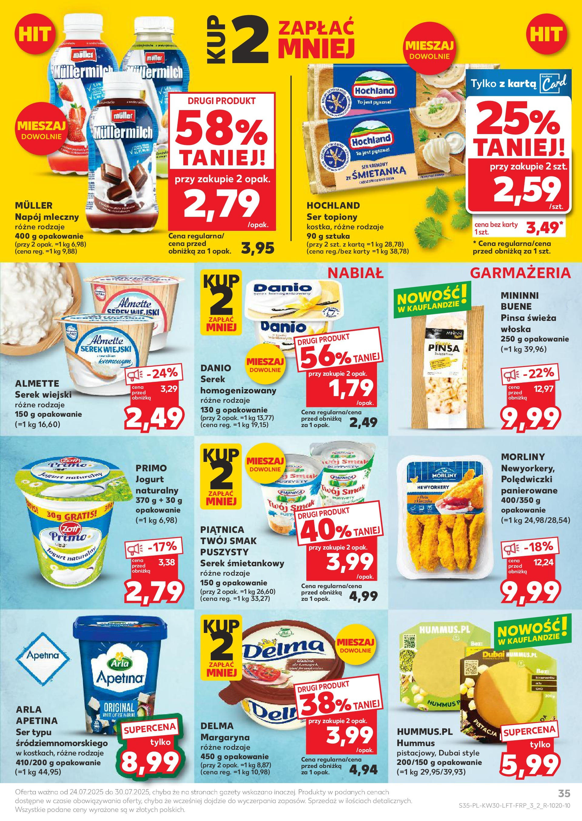 Kaufland gazetka (24.07.2025) - od jutra | Strona: 35 | Produkty: Karta, Makrela, Trewal, Dorsz czarny Kaufland gazetka od 24.07.2025 - od jutra PDF | Strona: 35 | Produkty: Karta, Makrela, Trewal, Dorsz czarny