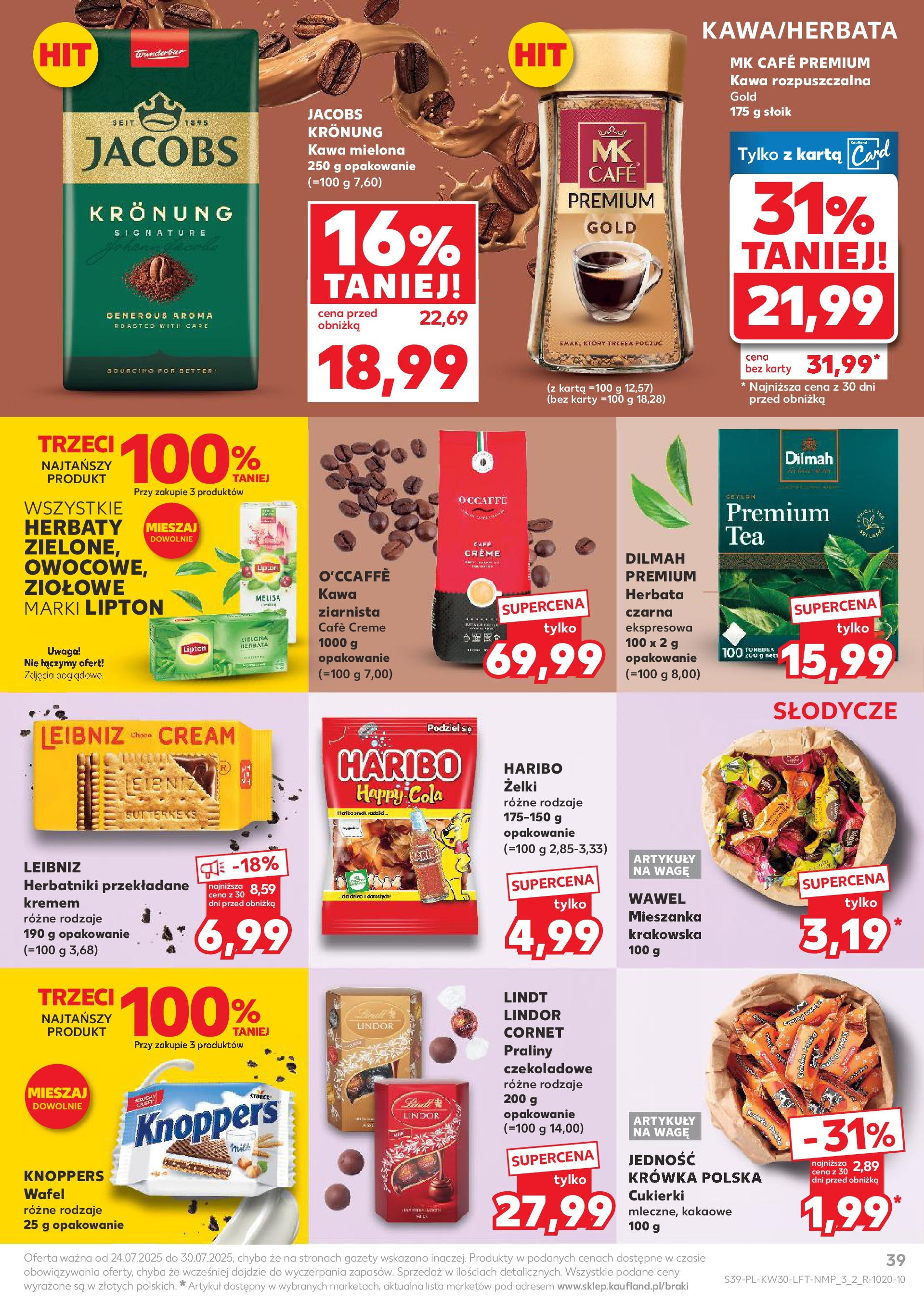Kaufland gazetka (24.07.2025) - od jutra | Strona: 39 | Produkty: Karta, Grappa, Banan, Woda Kaufland gazetka od 24.07.2025 - od jutra PDF | Strona: 39 | Produkty: Karta, Grappa, Banan, Woda