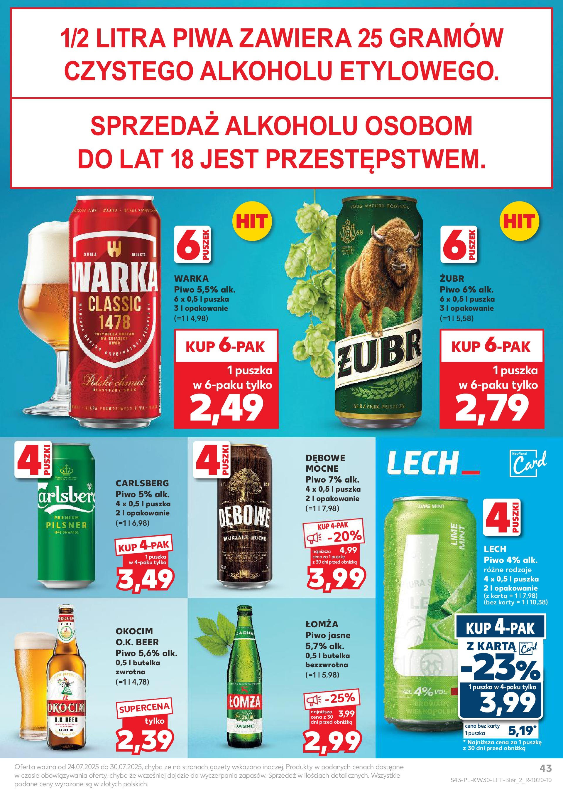Kaufland gazetka (24.07.2025) - od jutra | Strona: 43 | Produkty: Gillette, Tampony, Odżywka, Mydło Kaufland gazetka od 24.07.2025 - od jutra PDF | Strona: 43 | Produkty: Gillette, Tampony, Odżywka, Mydło