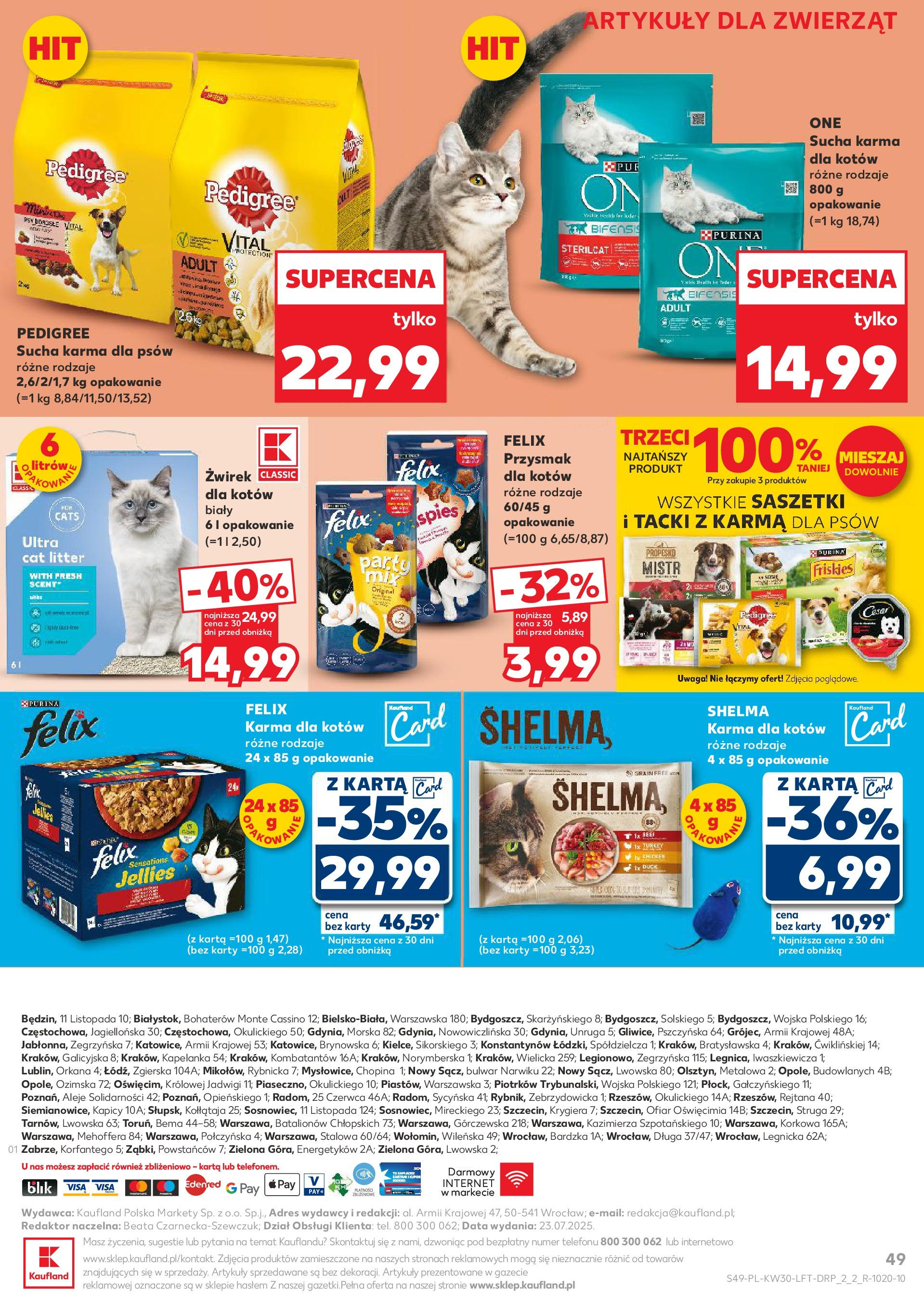 Kaufland gazetka (24.07.2025) - od jutra | Strona: 49 | Produkty: Filtr do wody, Sodastream Kaufland gazetka od 24.07.2025 - od jutra PDF | Strona: 49 | Produkty: Filtr do wody, Sodastream