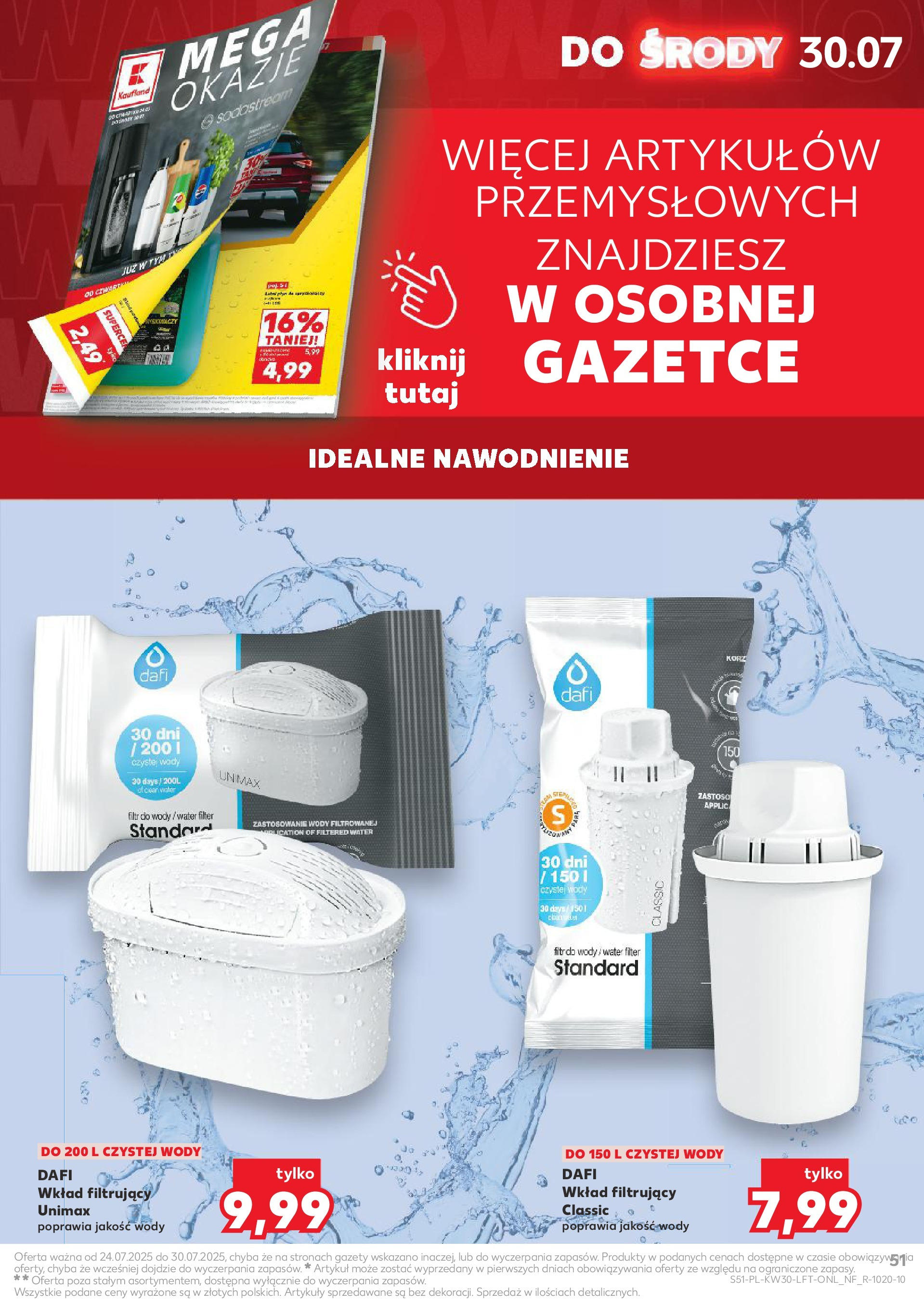 Kaufland gazetka (24.07.2025) - od jutra | Strona: 51 | Produkty: Karta, Pepsi, Znicze, Sodastream Kaufland gazetka od 24.07.2025 - od jutra PDF | Strona: 51 | Produkty: Karta, Pepsi, Znicze, Sodastream