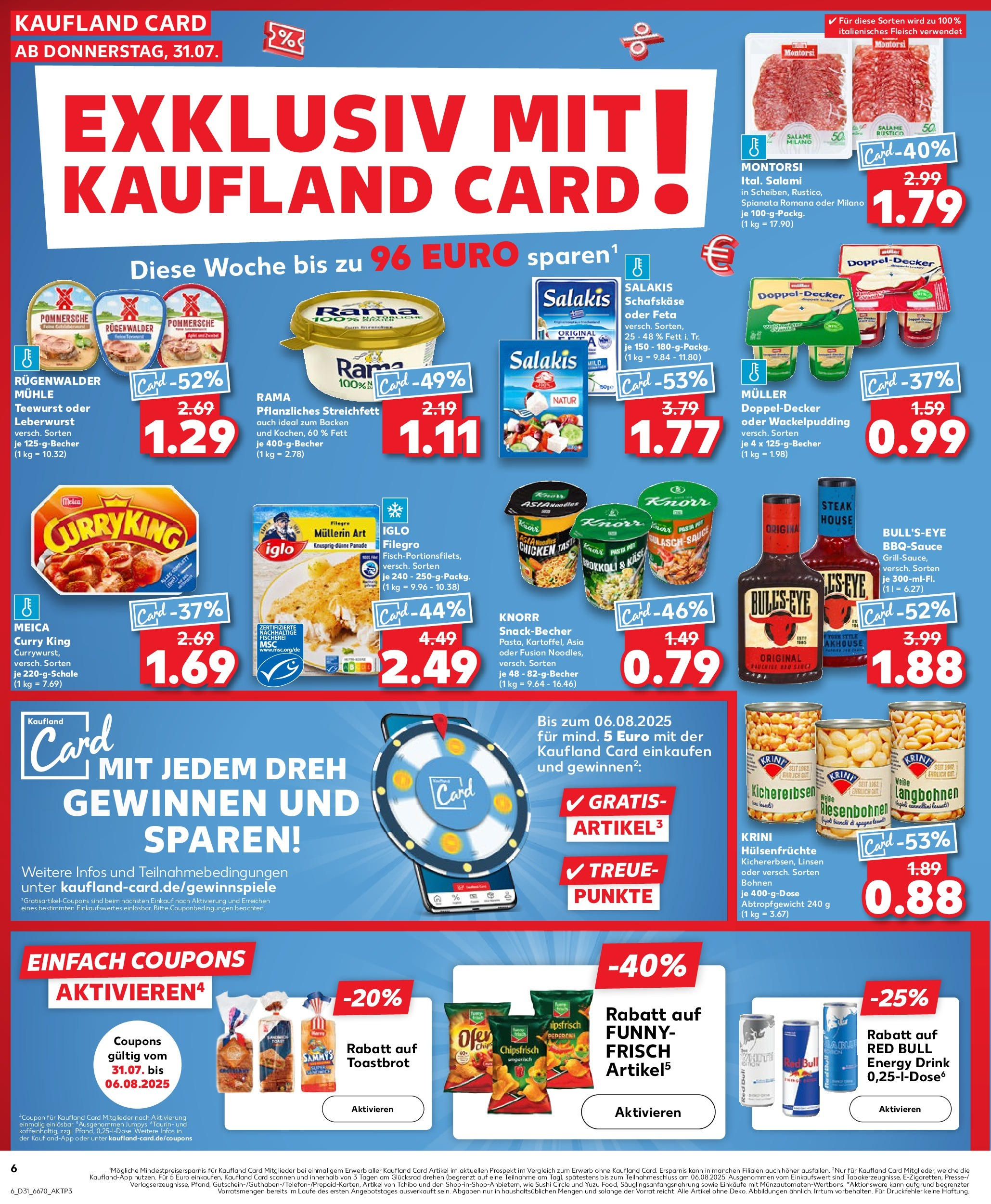 Prospekt Kaufland ab 31.07.2025 » Angebote und Werbung Online | Seite: 6 | Produkte: Mühle, Pudding, Brokkoli, Fleisch Prospekt Kaufland ab 31.07.2025 » Angebote Online zum Blättern | Seite: 6 | Produkte: Mühle, Pudding, Brokkoli, Fleisch