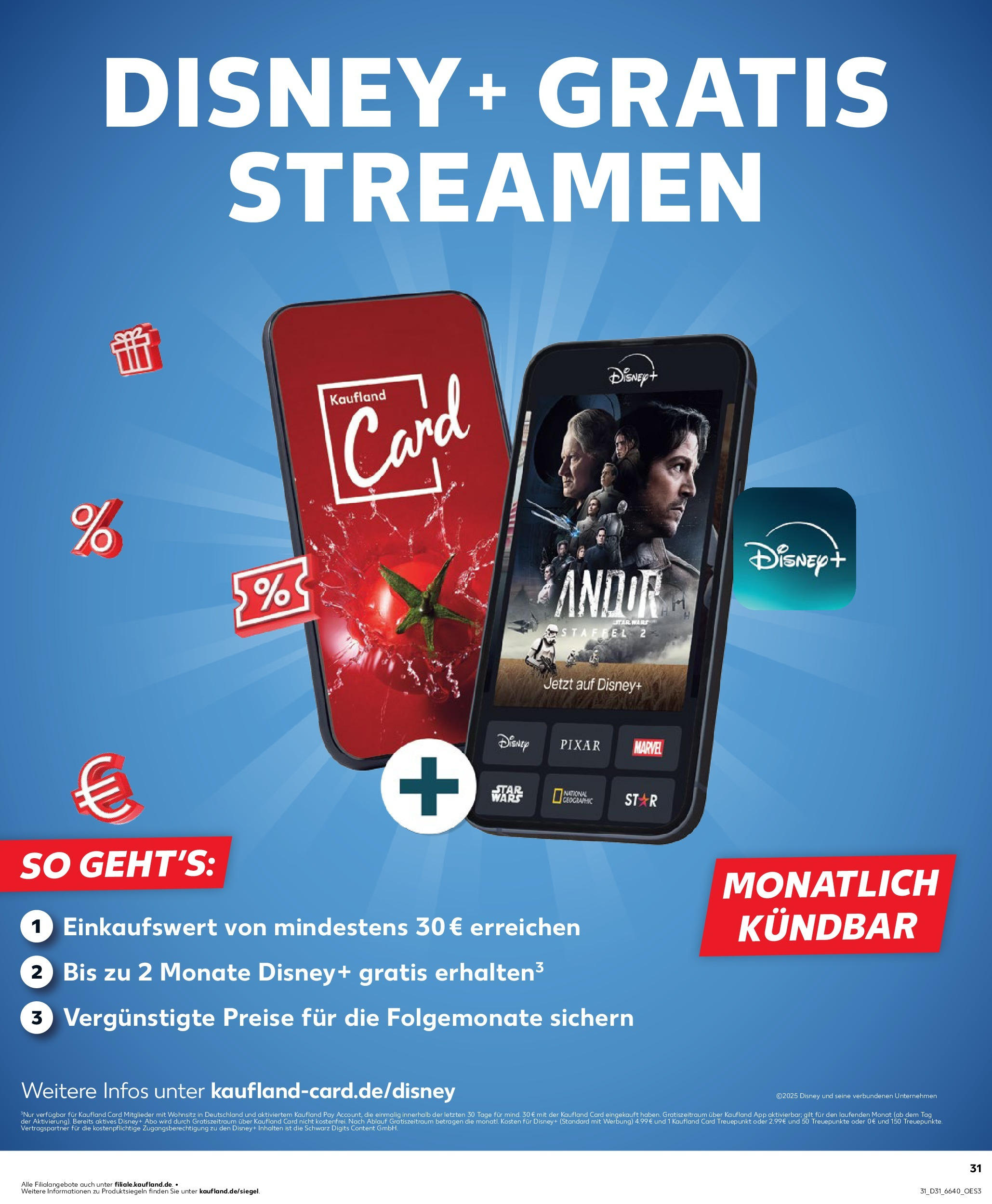 Prospekt Kaufland ab 31.07.2025 » Angebote und Werbung Online | Seite: 31 Prospekt Kaufland ab 31.07.2025 » Angebote Online zum Blättern | Seite: 31