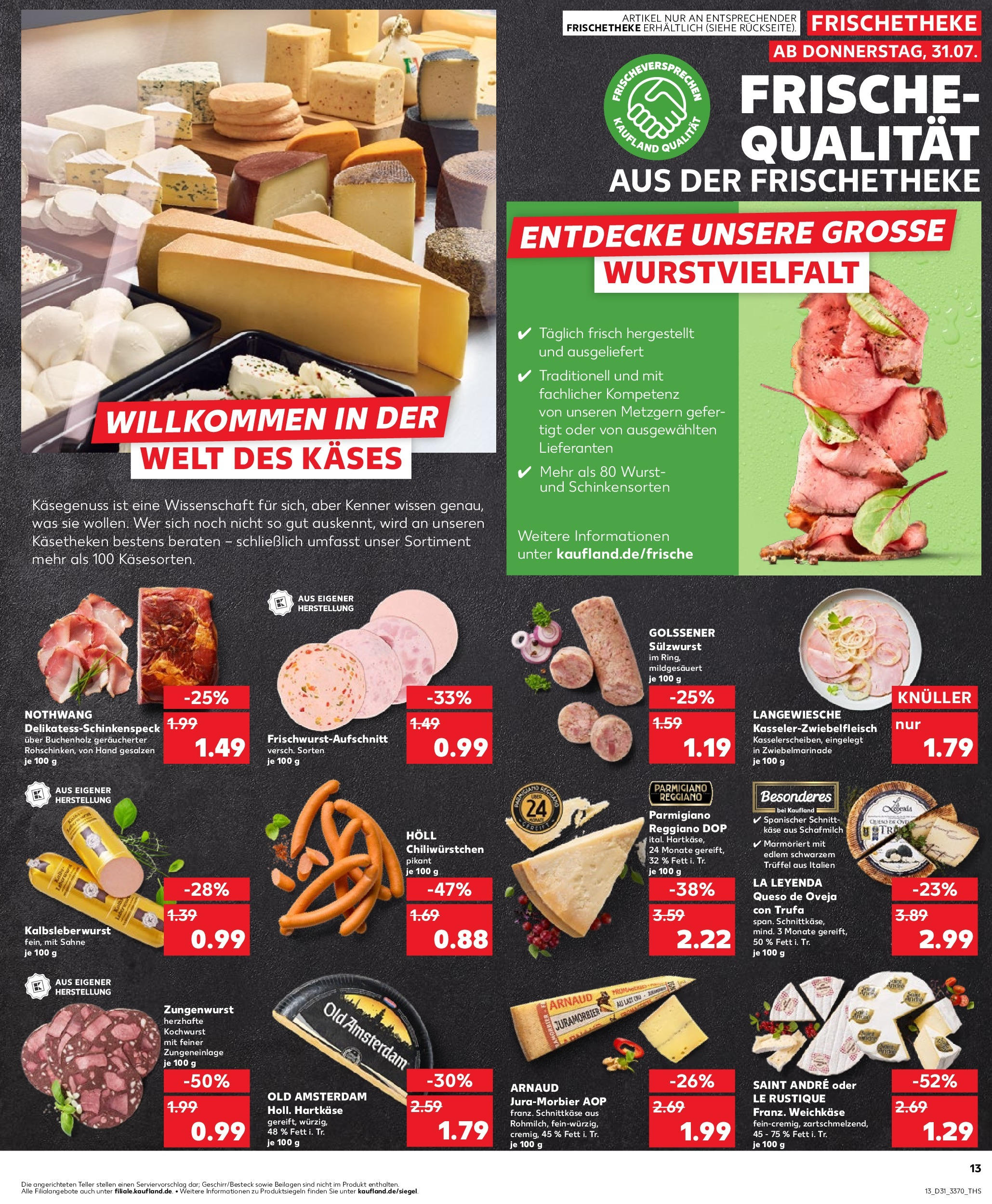Prospekt Kaufland ab 30.07.2025 » Angebote und Werbung Online | Seite: 13 Prospekt Kaufland ab 30.07.2025 » Angebote Online zum Blättern | Seite: 13