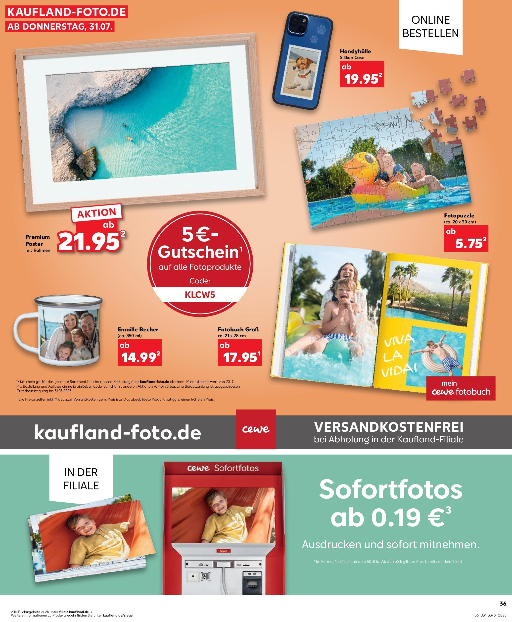 Prospekt Kaufland ab 30.07.2025 » Angebote und Werbung Online | Seite: 36 Prospekt Kaufland ab 30.07.2025 » Angebote Online zum Blättern | Seite: 36