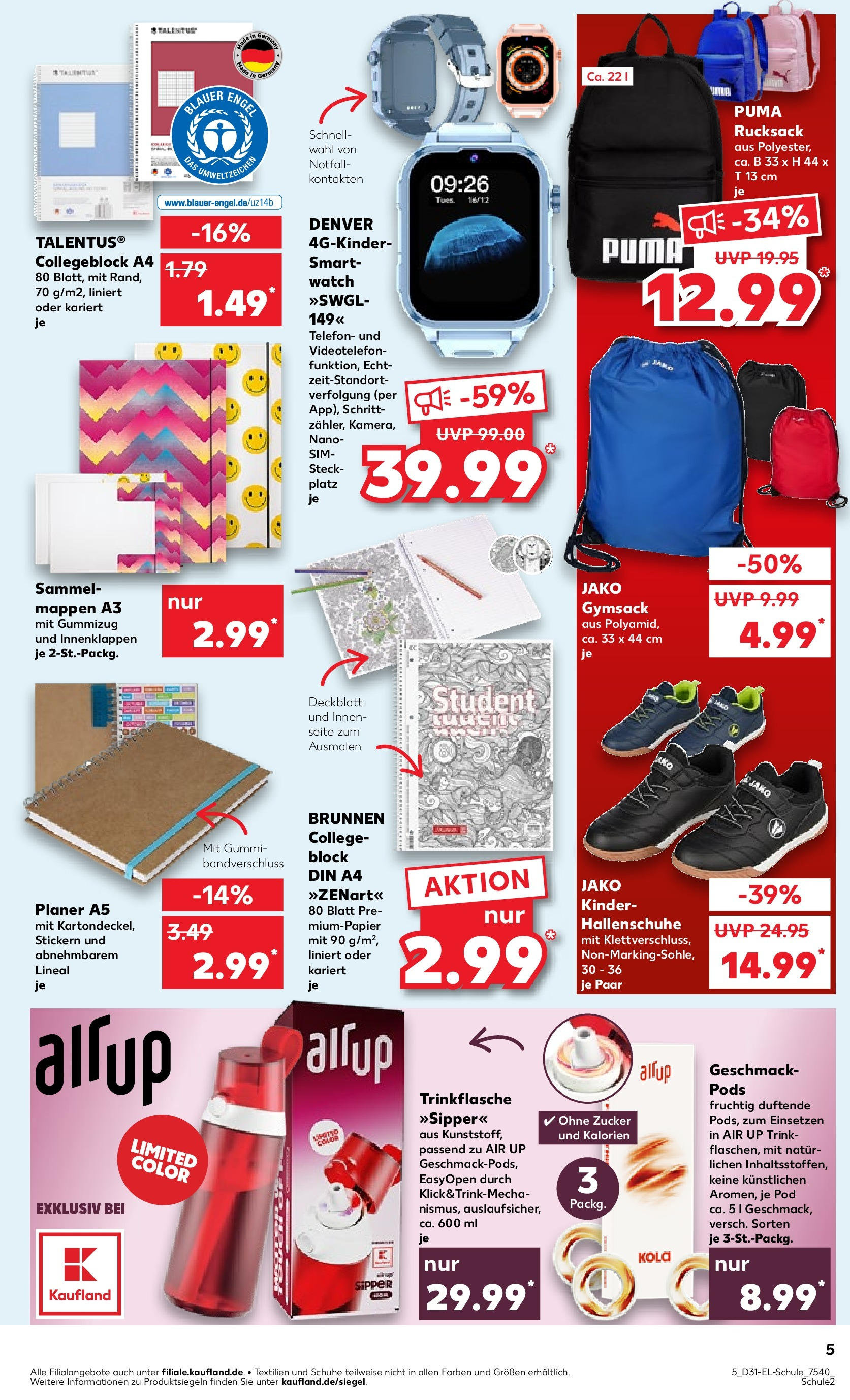 Prospekt Kaufland ab 30.07.2025 » Angebote und Werbung Online | Seite: 41 | Produkte: Smartwatch, Zucker, Rucksack, Telefon Prospekt Kaufland ab 30.07.2025 » Angebote Online zum Blättern | Seite: 41 | Produkte: Smartwatch, Zucker, Rucksack, Telefon