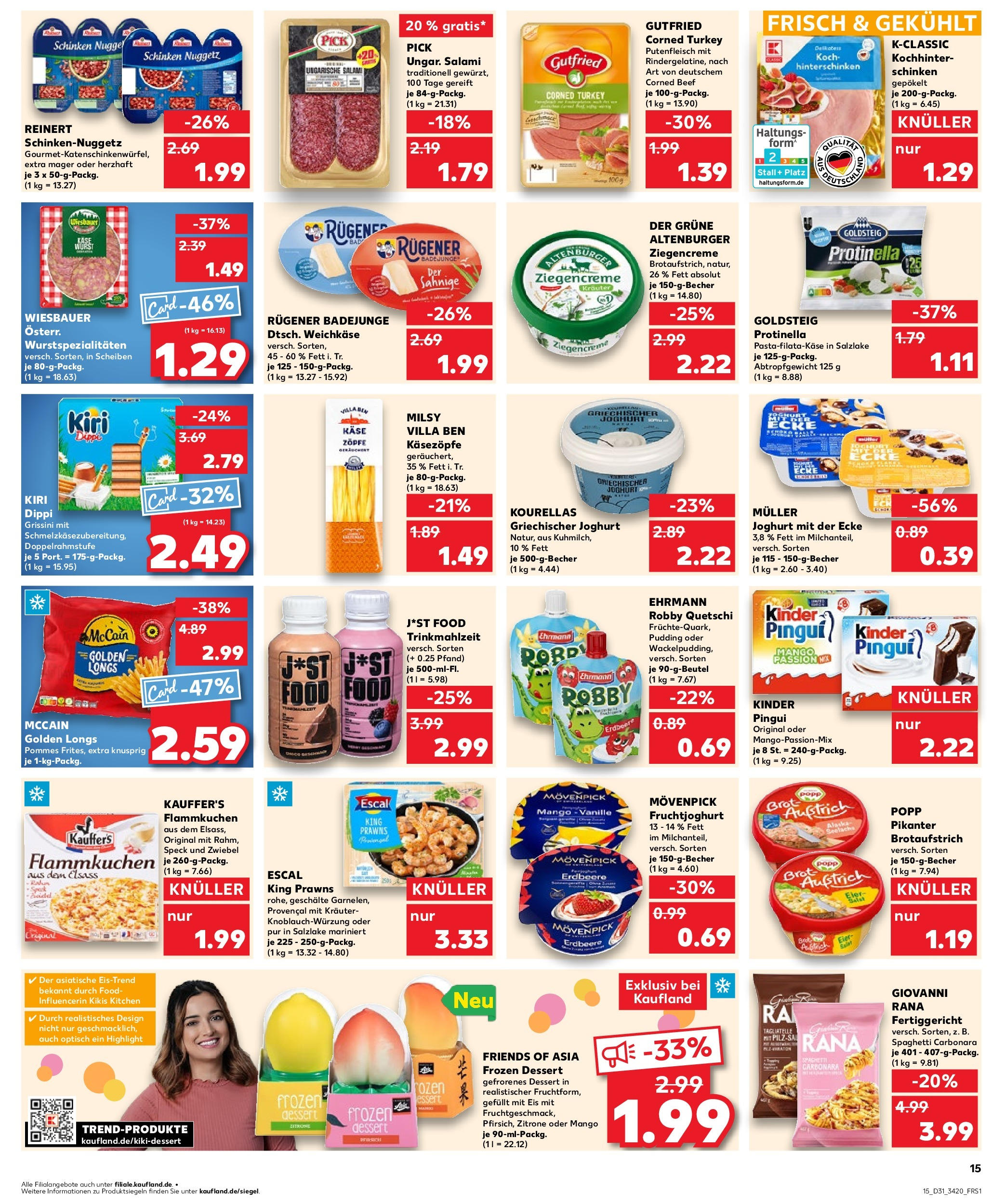 Prospekt Kaufland ab 30.07.2025 » Angebote und Werbung Online | Seite: 15 Prospekt Kaufland ab 30.07.2025 » Angebote Online zum Blättern | Seite: 15